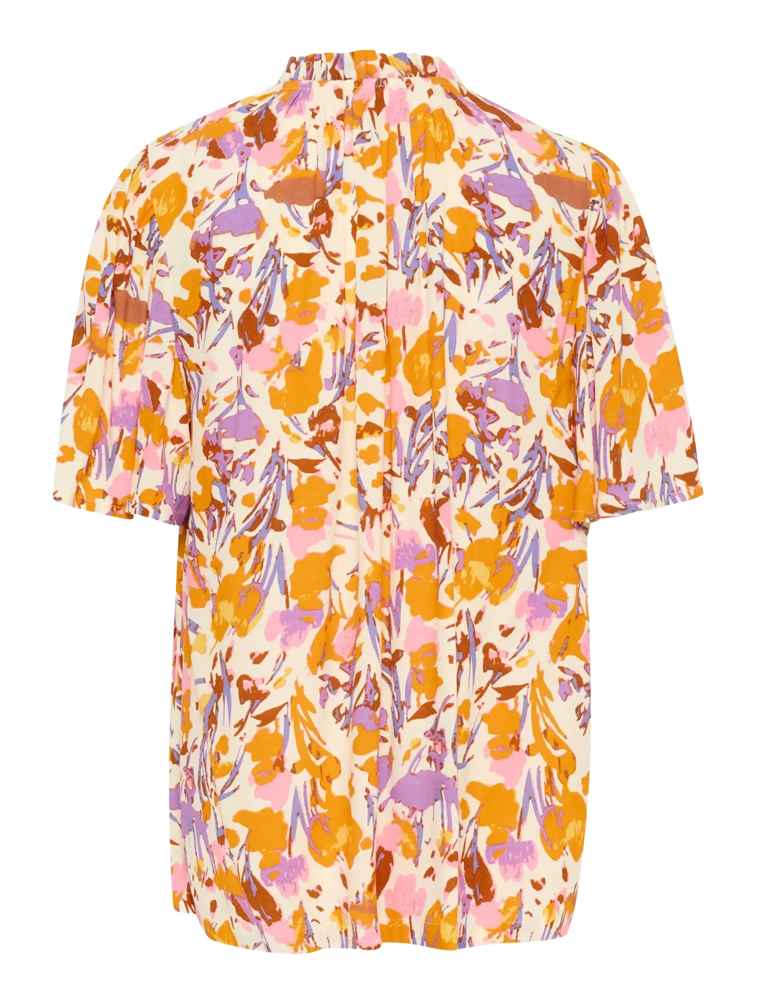 Saint Tropez - EikoSZ Blouse - kortærmede bluser - ice flower art - 2