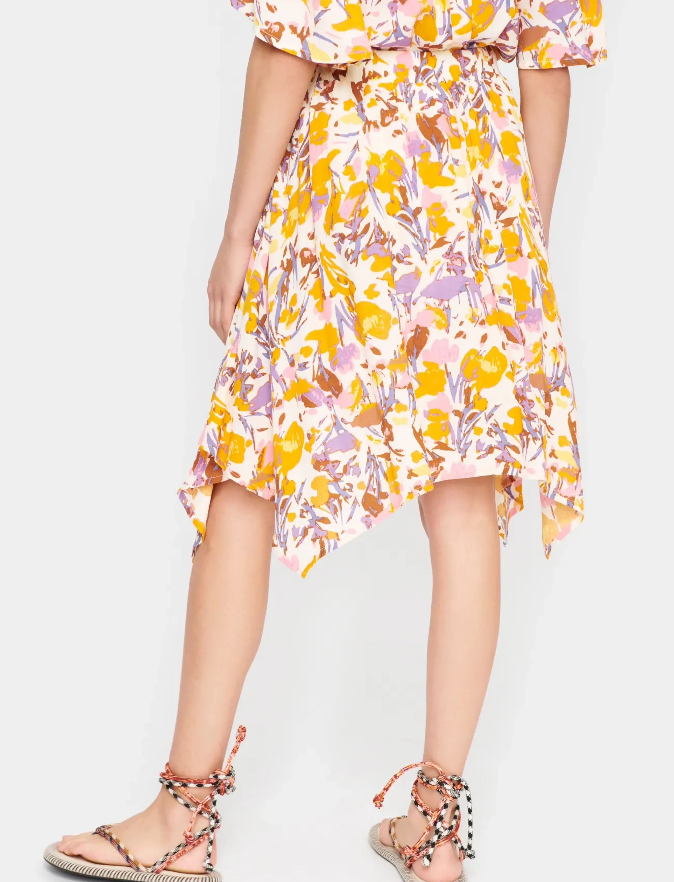 Saint Tropez - EikoSZ Skirt - midi-röcke - ice flower art - 4