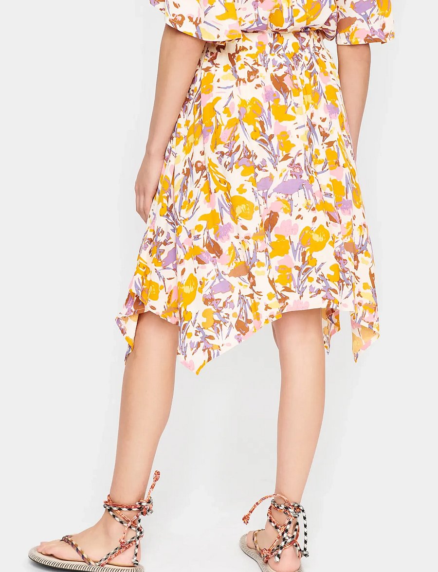 Saint Tropez - EikoSZ Skirt - midi-röcke - ice flower art - 4