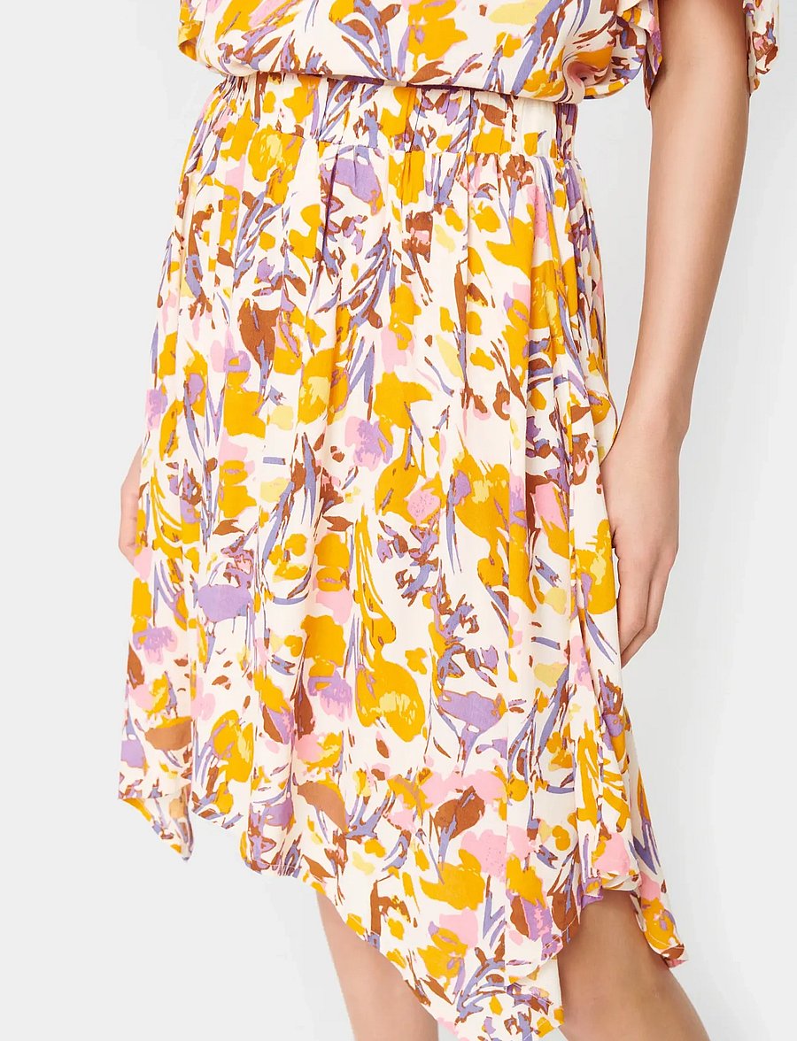 Saint Tropez - EikoSZ Skirt - midi-röcke - ice flower art - 5