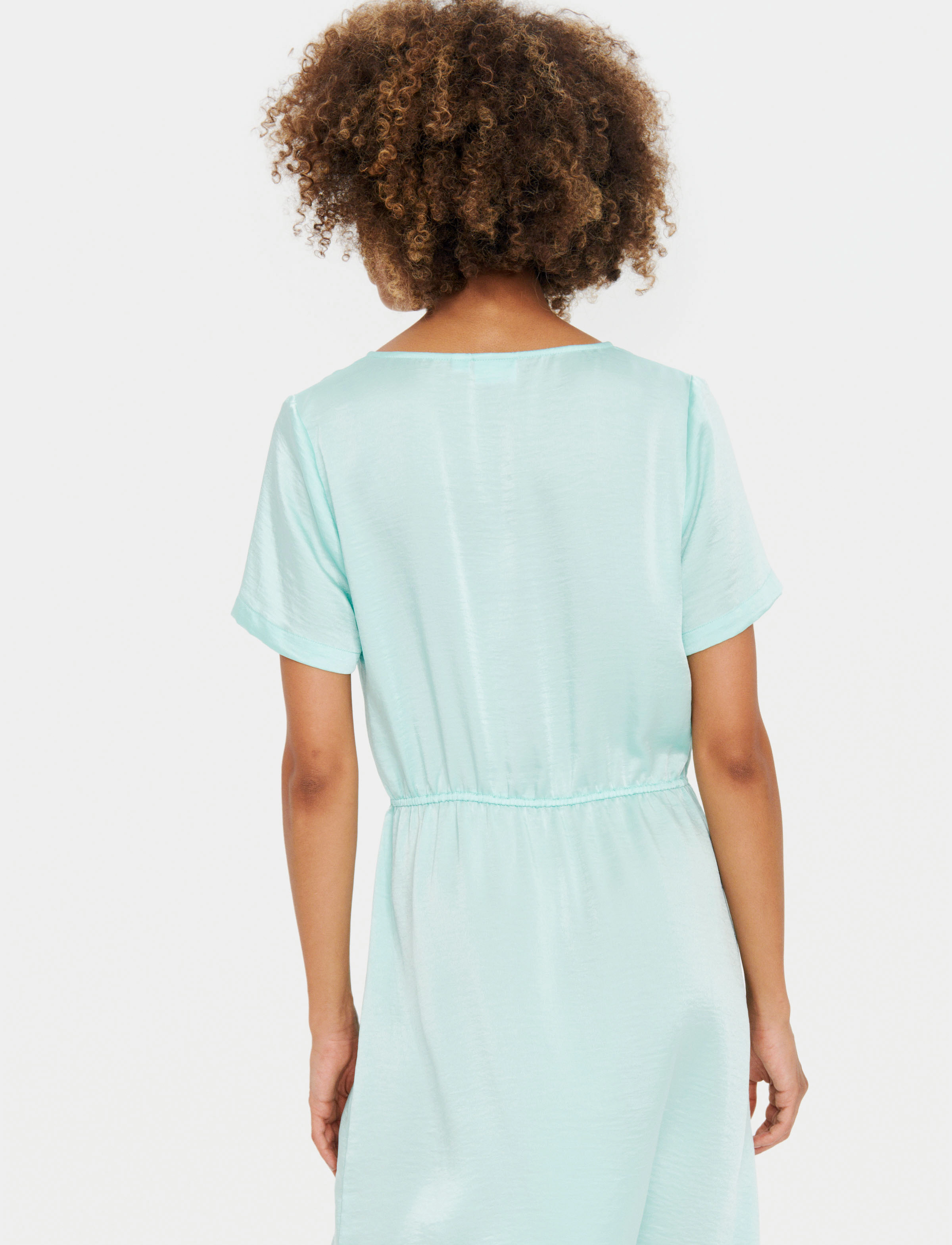 Saint Tropez - DinneSZ SS Dress - laveste priser - pastel turquoise - 4