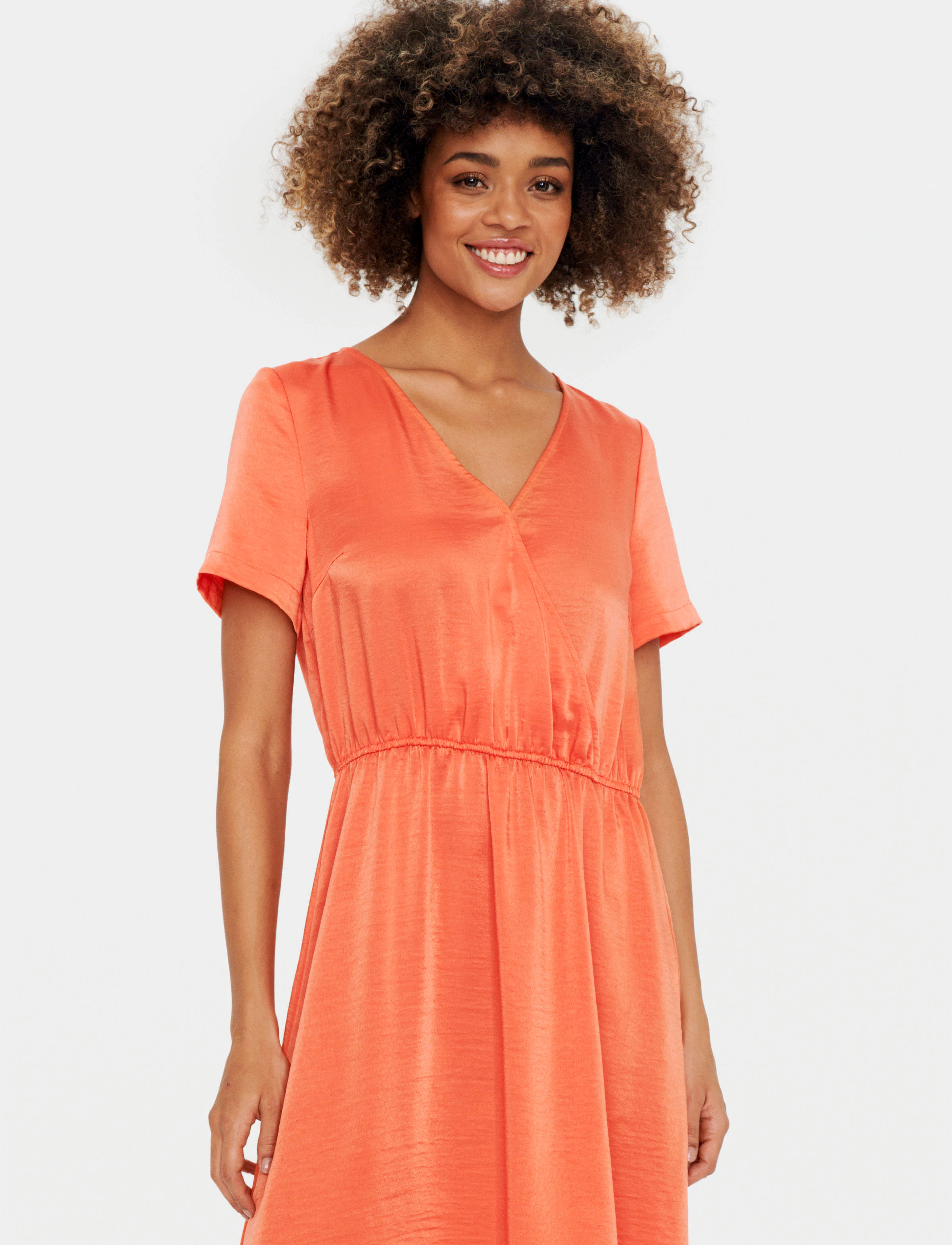 Saint Tropez DinneSZ SS Dress - Kjoler - TIGERLILY / orange