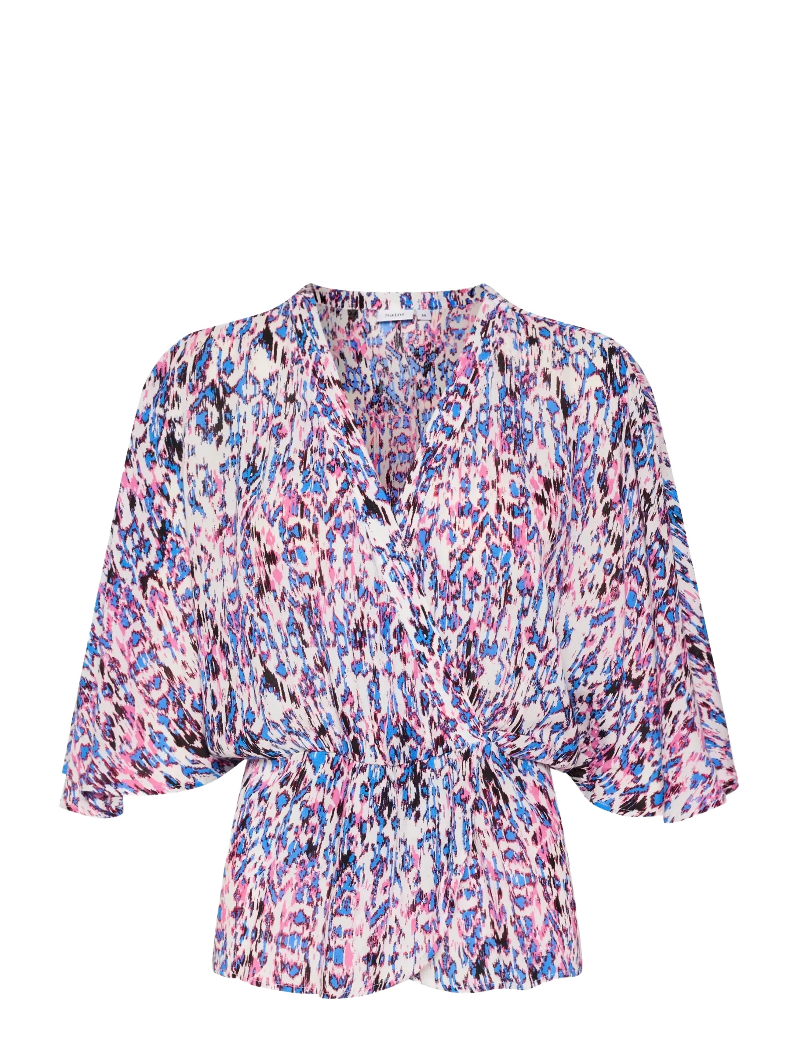 SAINT TROPEZ Everleysz Wrap Bluse Pink - XS - Damen