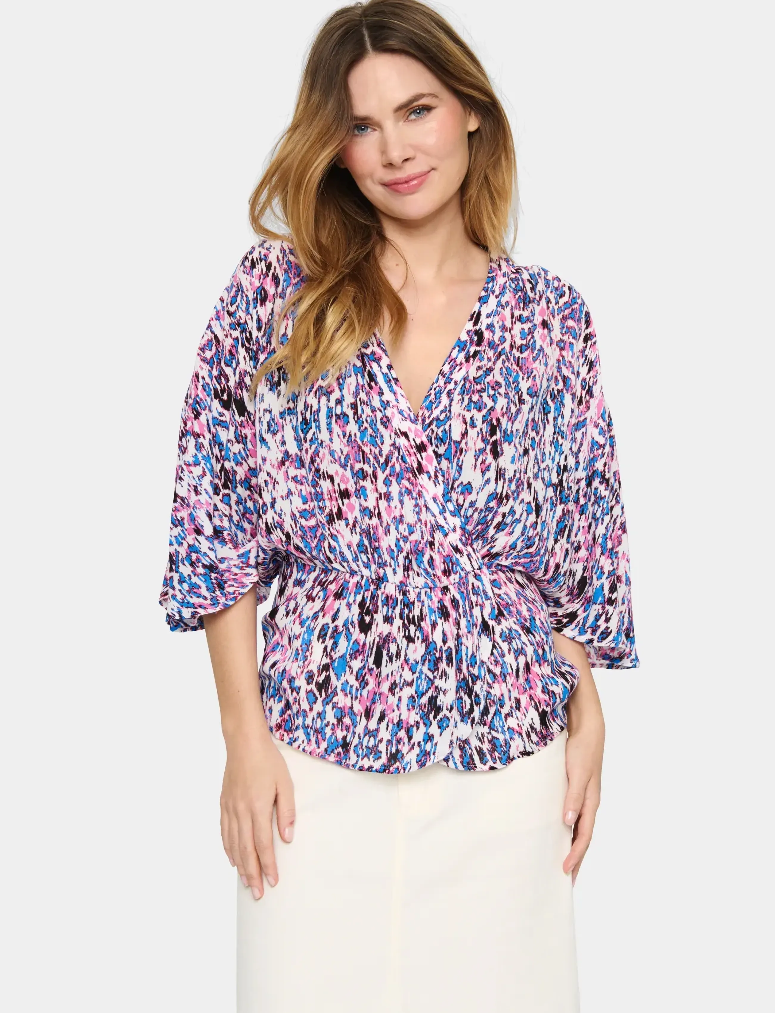 Everleysz Wrap Blouse