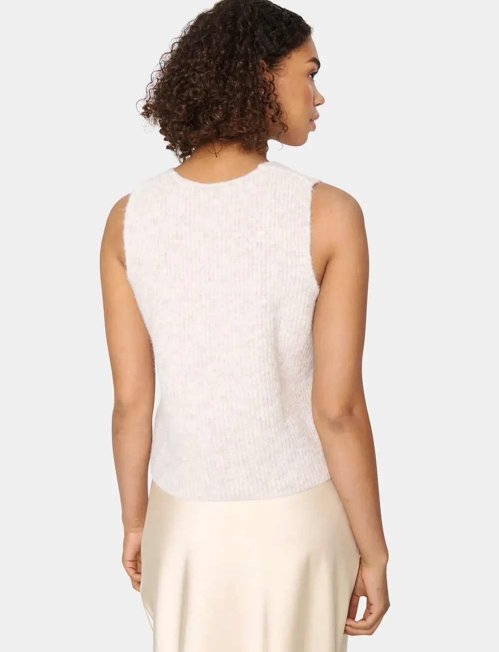 Saint Tropez - XenyaSZ Vest - gestrickte westen - crystal gray melange - 4