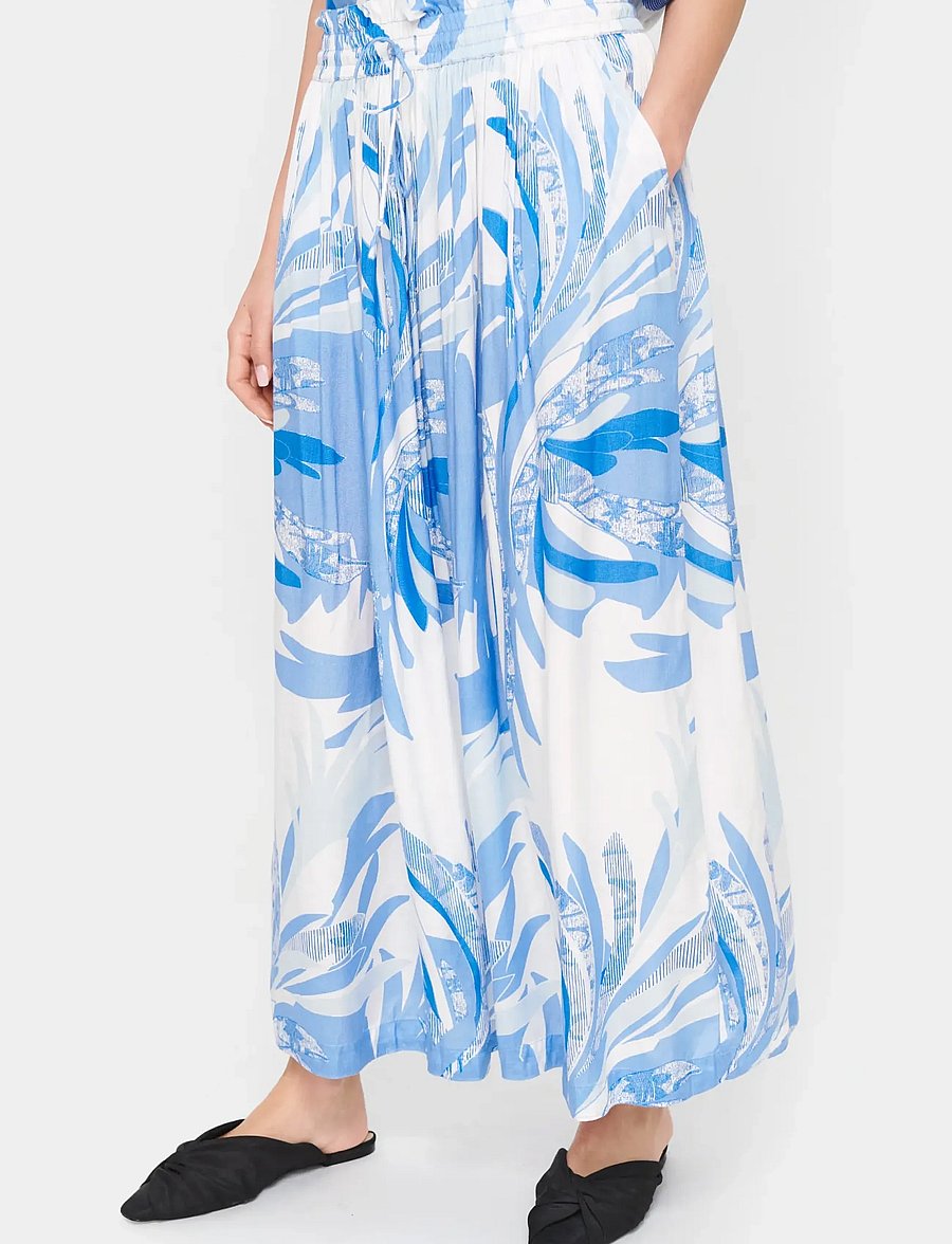 Saint Tropez - EvetteSZ Skirt - maxikjolar - provence summer leaves - 0
