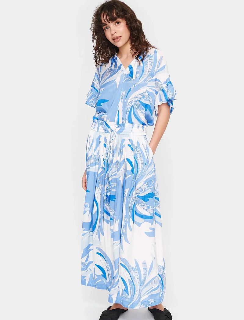 Saint Tropez - EvetteSZ Skirt - maksiseelikud - provence summer leaves - 3