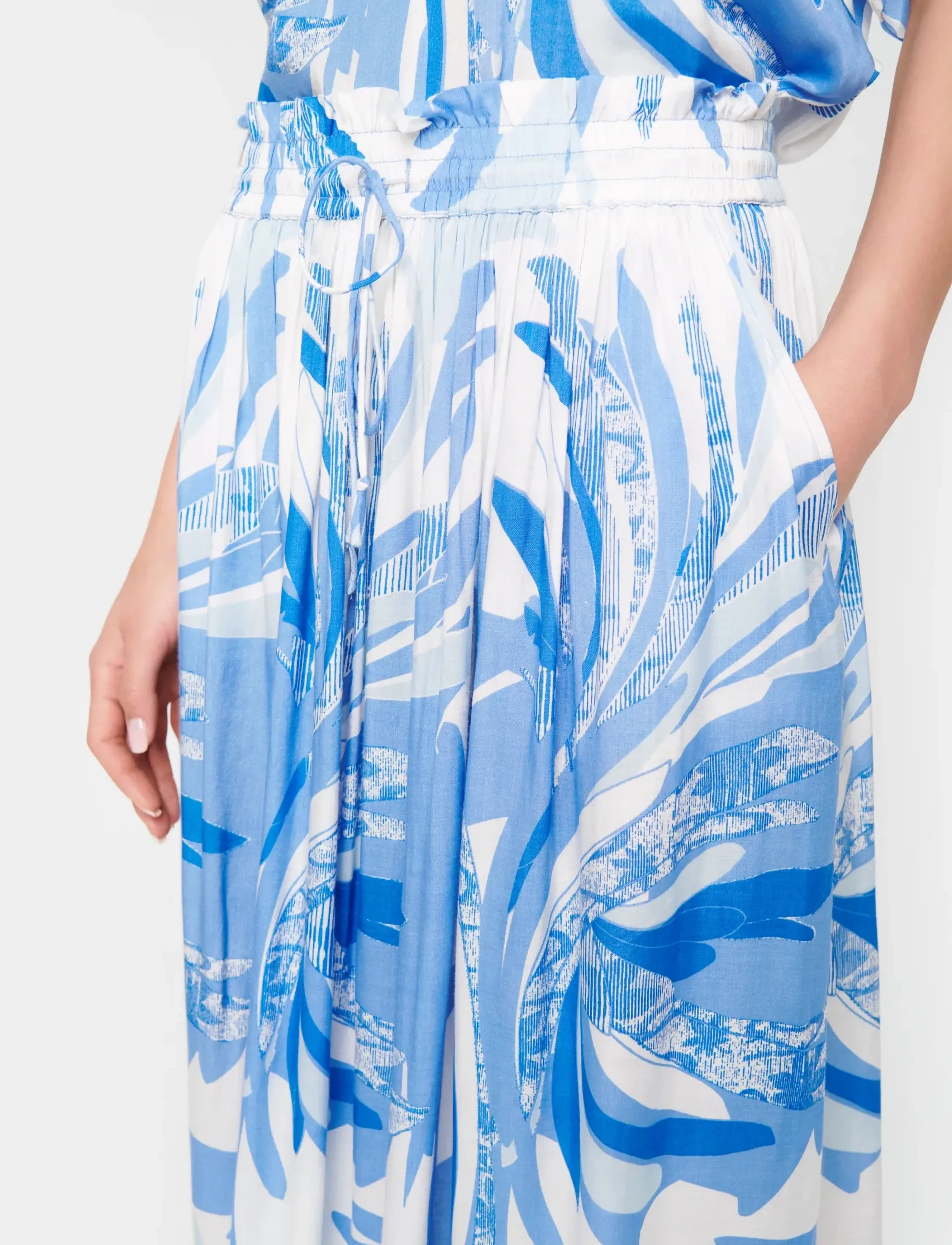 Saint Tropez - EvetteSZ Skirt - maxikjolar - provence summer leaves - 5