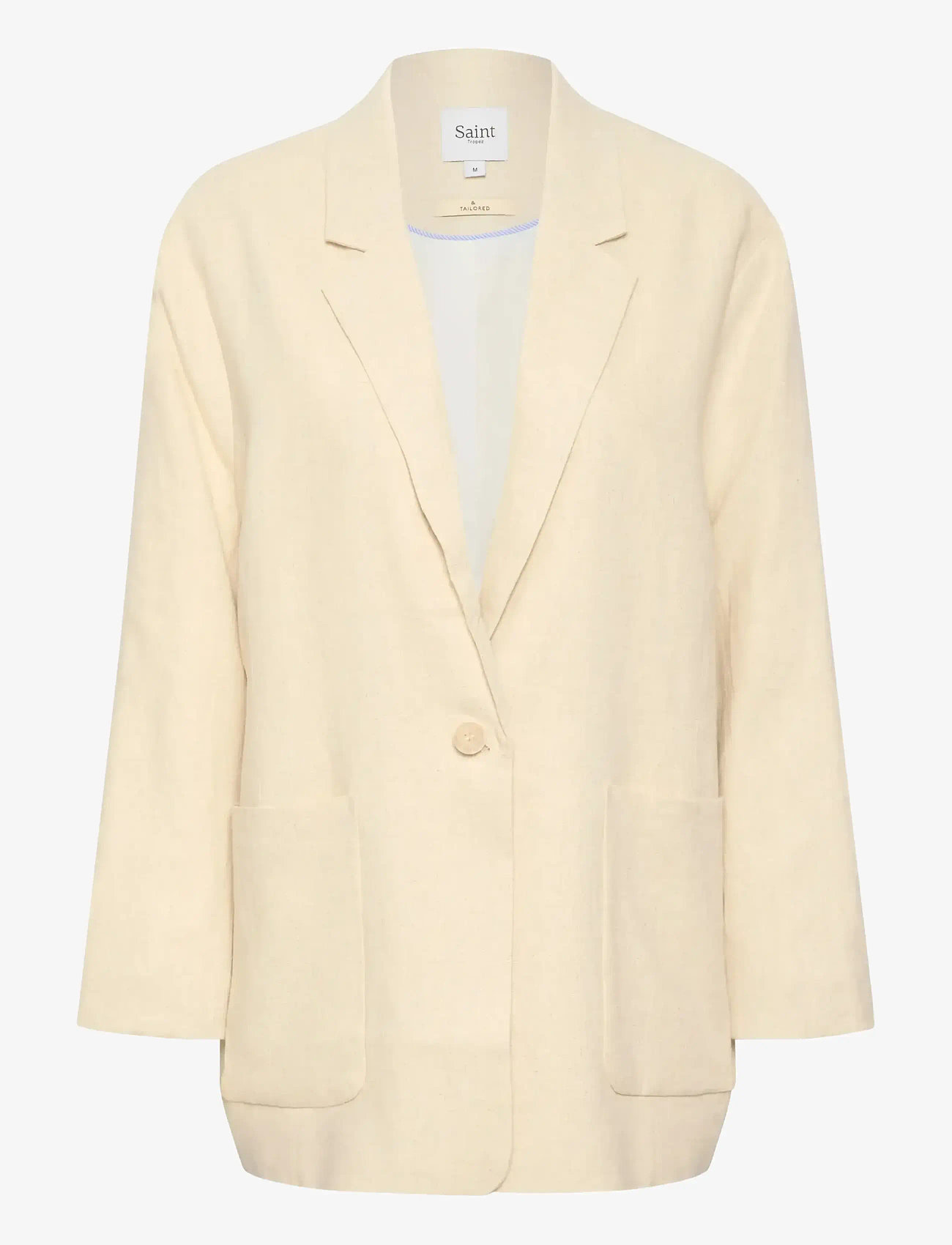Saint Tropez - EstelleSZ Blazer - enkeltradede blazere - fog melange - 1