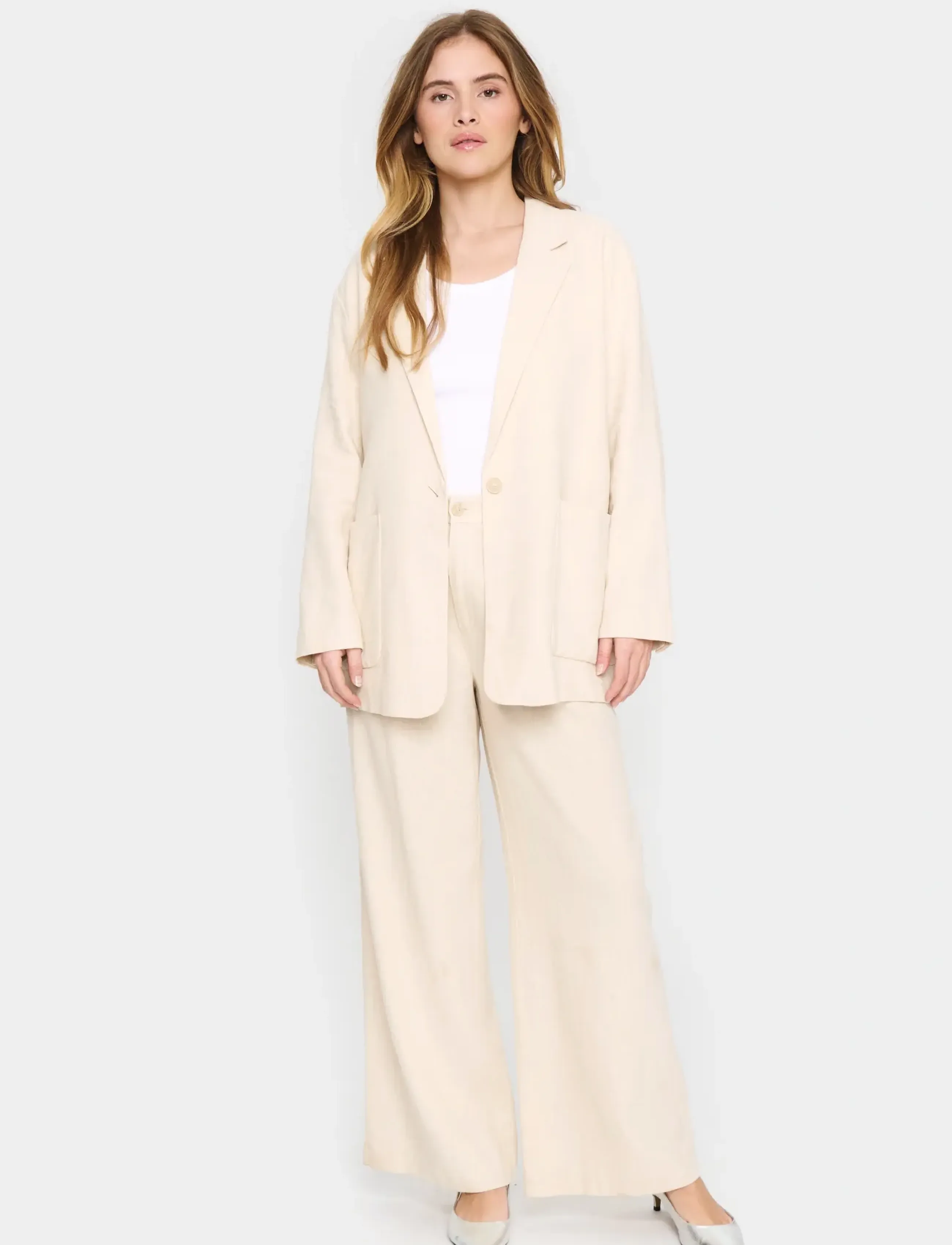 Saint Tropez - EstelleSZ Blazer - einreihige blazer - fog melange - 3