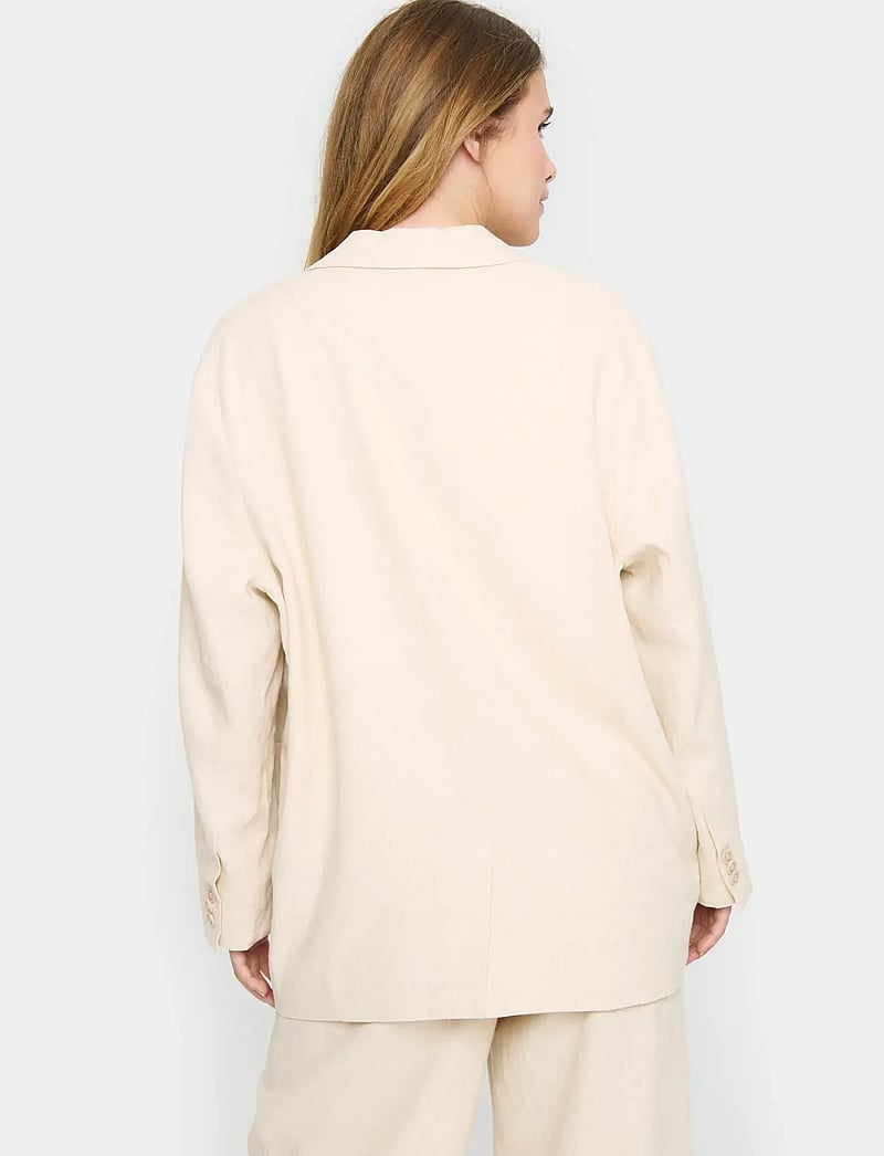 Saint Tropez - EstelleSZ Blazer - enkeltradede blazere - fog melange - 4