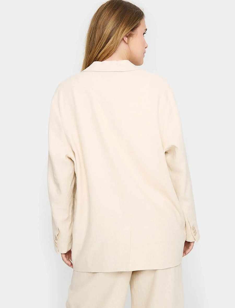 Saint Tropez - EstelleSZ Blazer - einreihige blazer - fog melange - 4