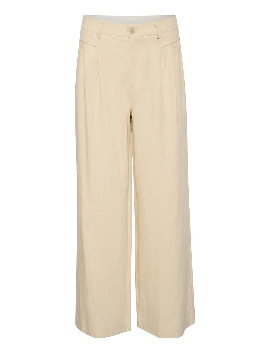 Saint Tropez - EstelleSZ Pants - leinenhosen - fog melange - 1