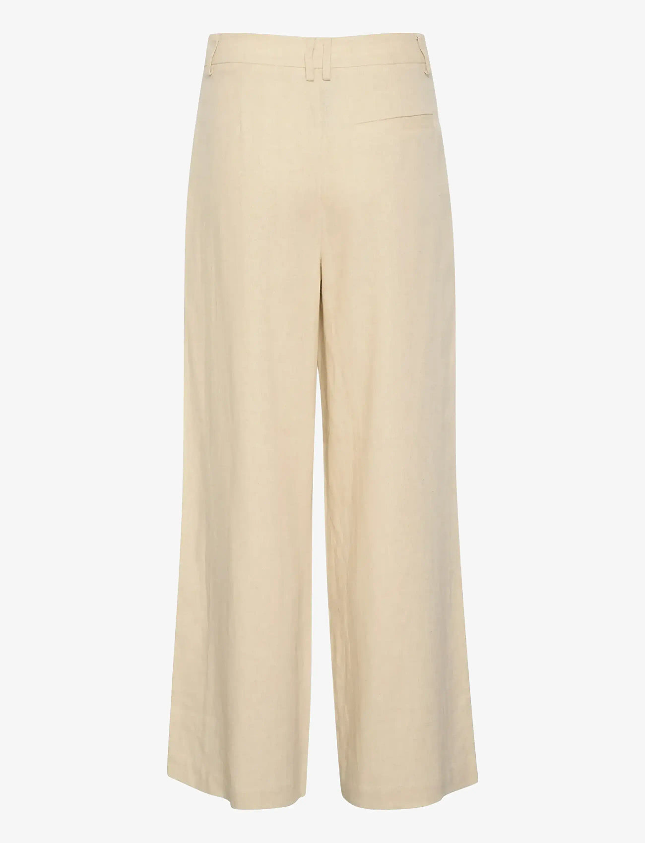 Saint Tropez - EstelleSZ Pants - hørbukser - fog melange - 2