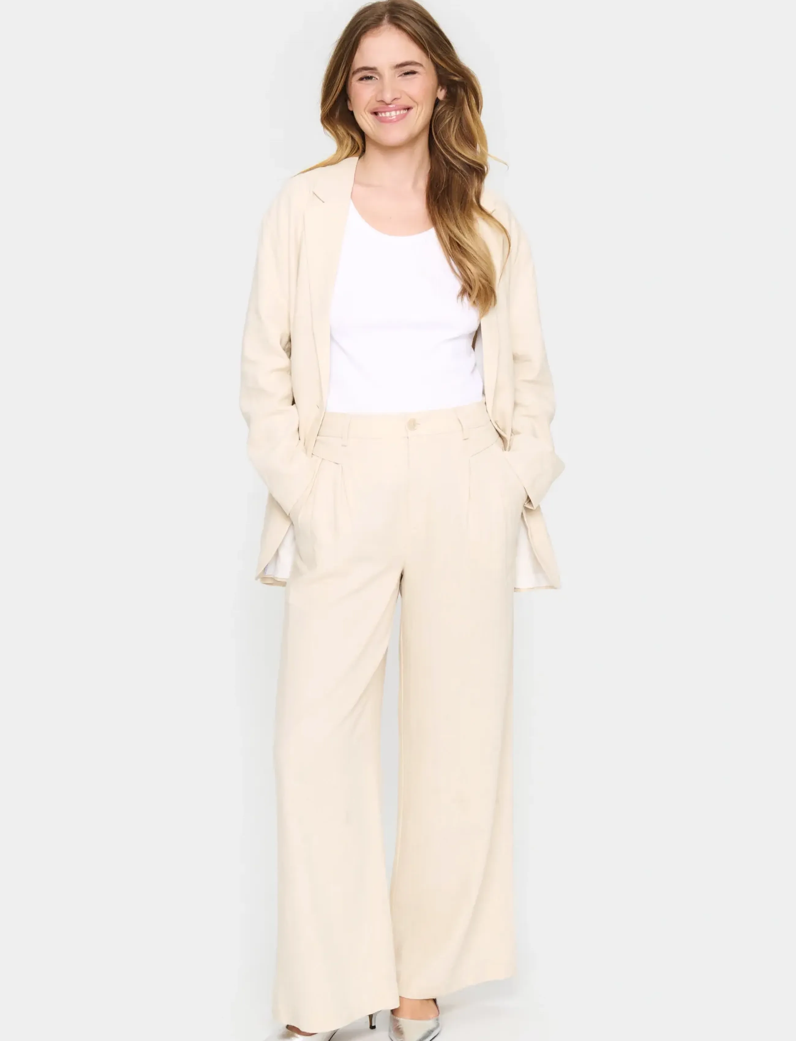 SAINT TROPEZ Estellesz Pants kostymbyxor dam – bild 2