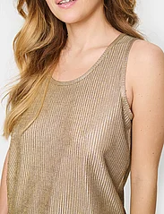 Saint Tropez - EvySZ Top - sleeveless blouses - gold - 5