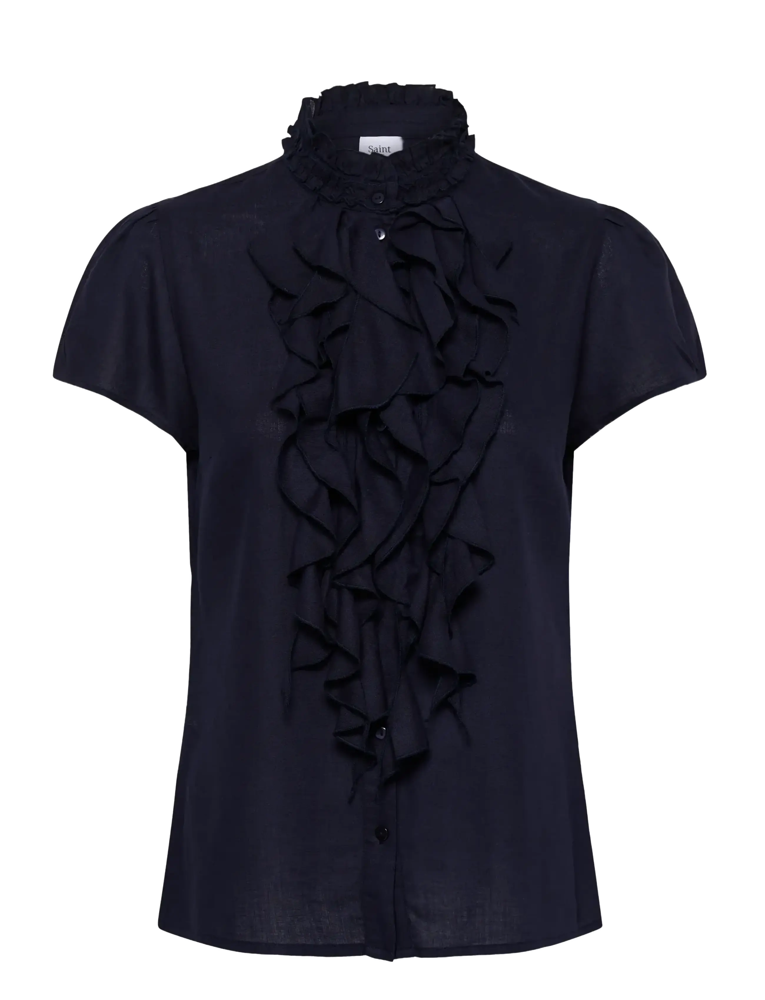 Saint Tropez ElliSZ SS Shirt - Kleidung - NIGHT SKY / navy