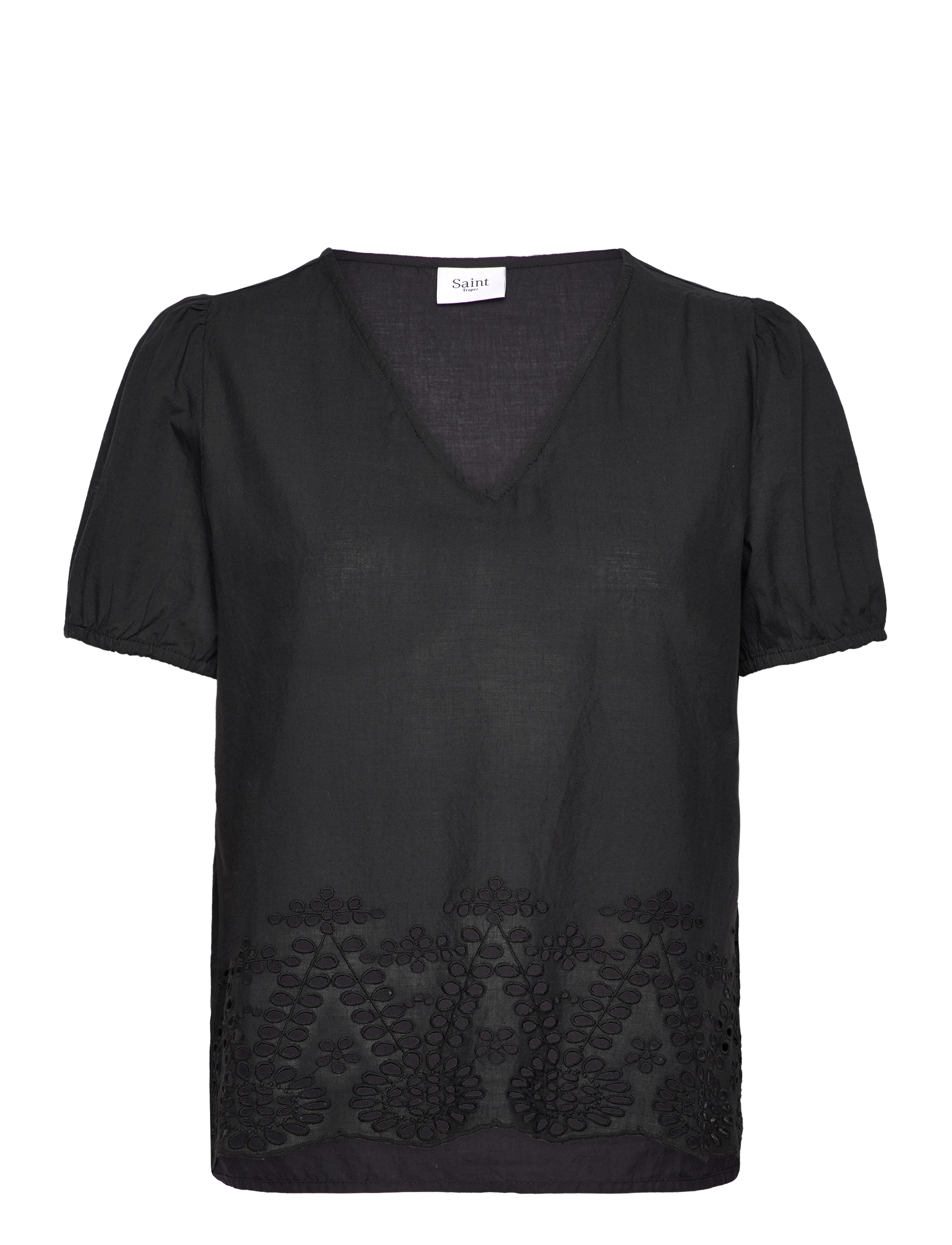 Saint Tropez EamajaSZ Blouse - Tøj - BLACK / black