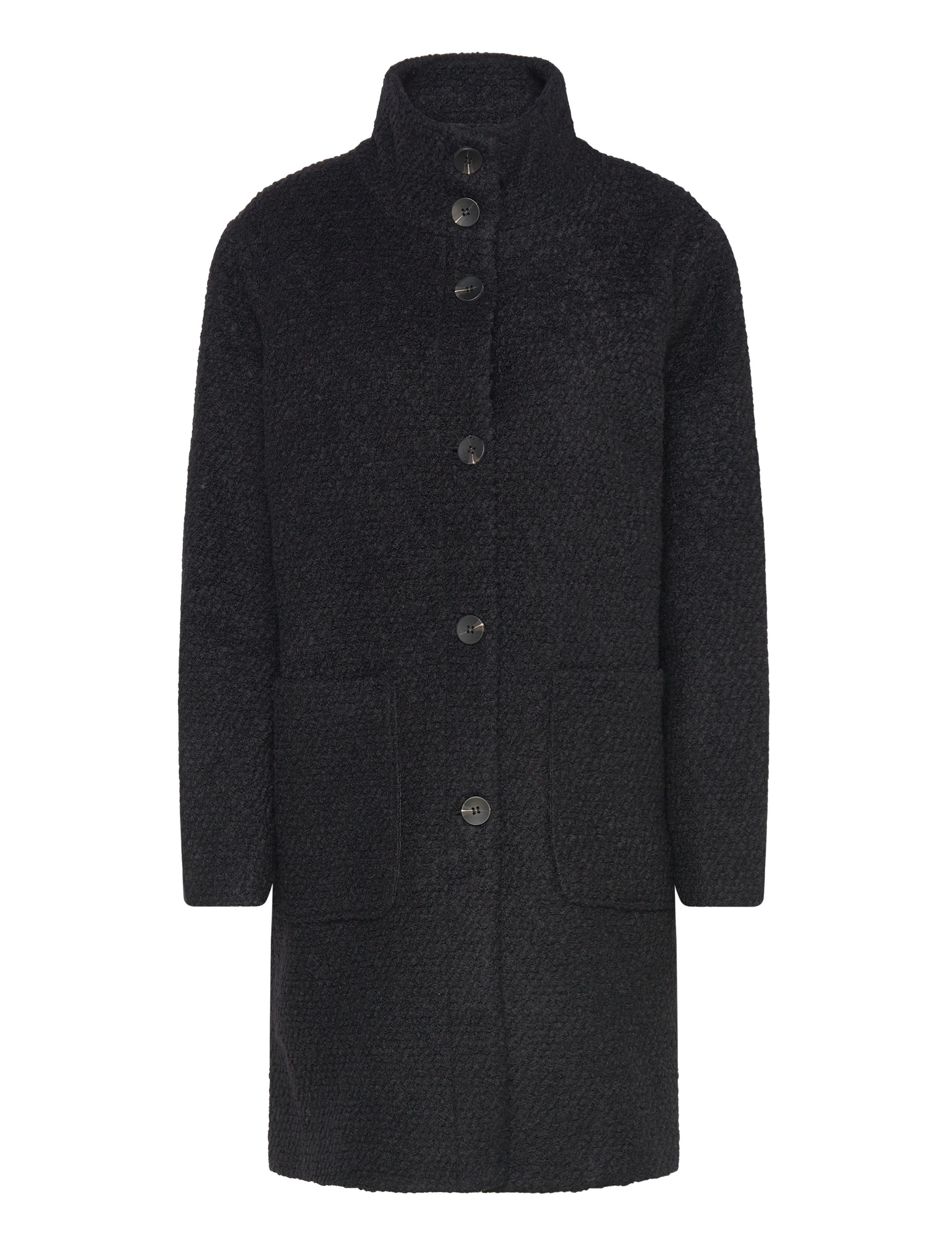 Saint Tropez - FerddySZ Wool Coat - black - 1