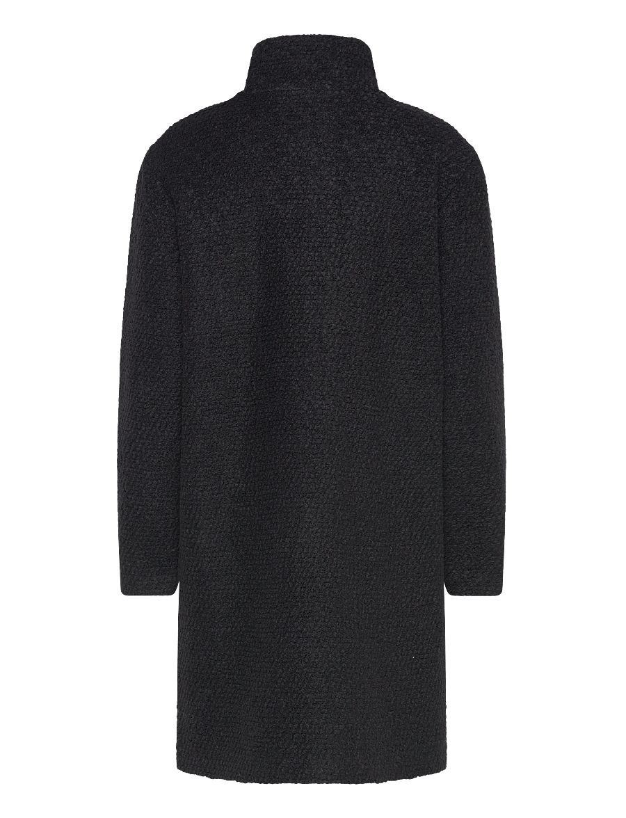 Saint Tropez - FerddySZ Wool Coat - talvejoped - black - 2