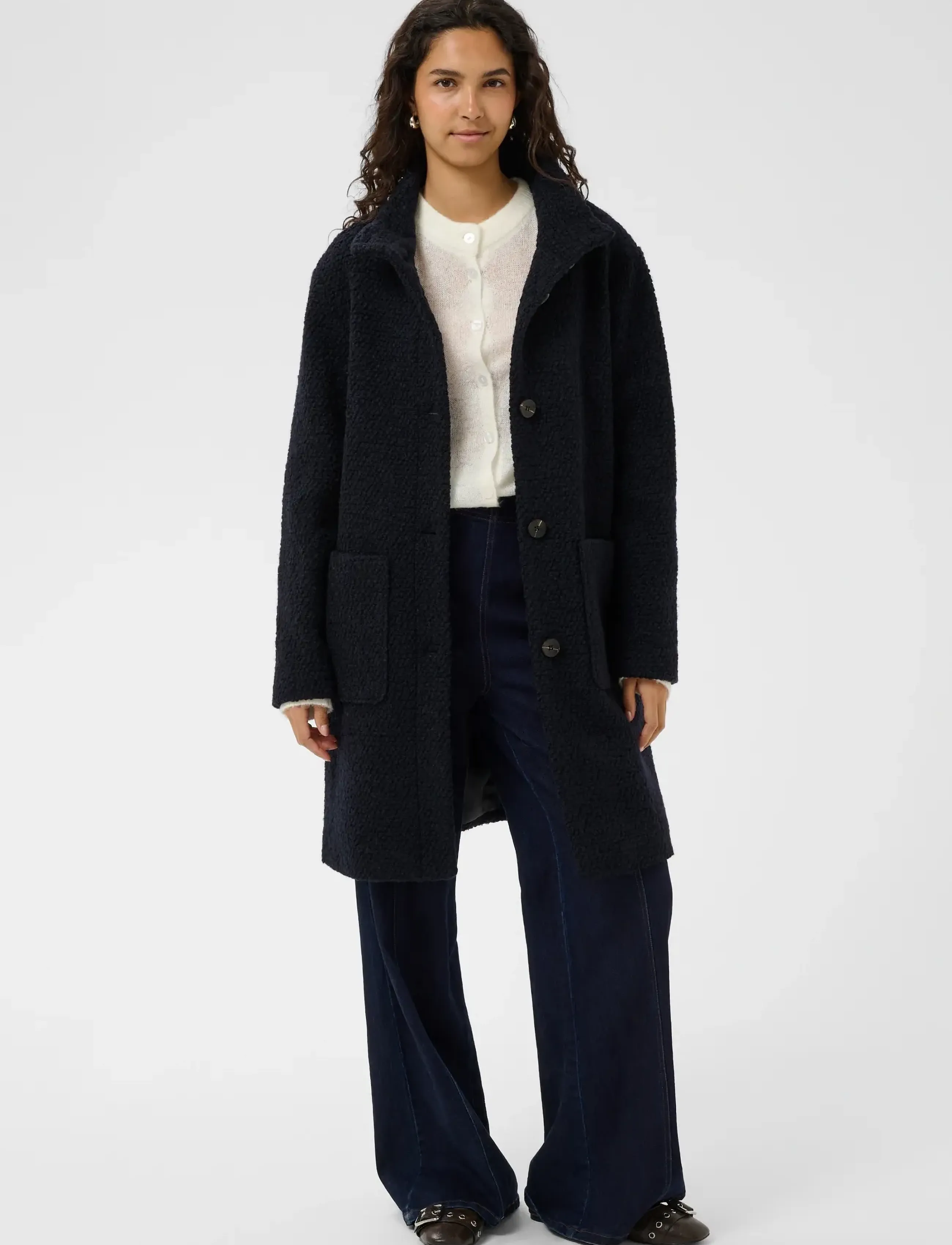 Saint Tropez - FerddySZ Wool Coat - black - 3