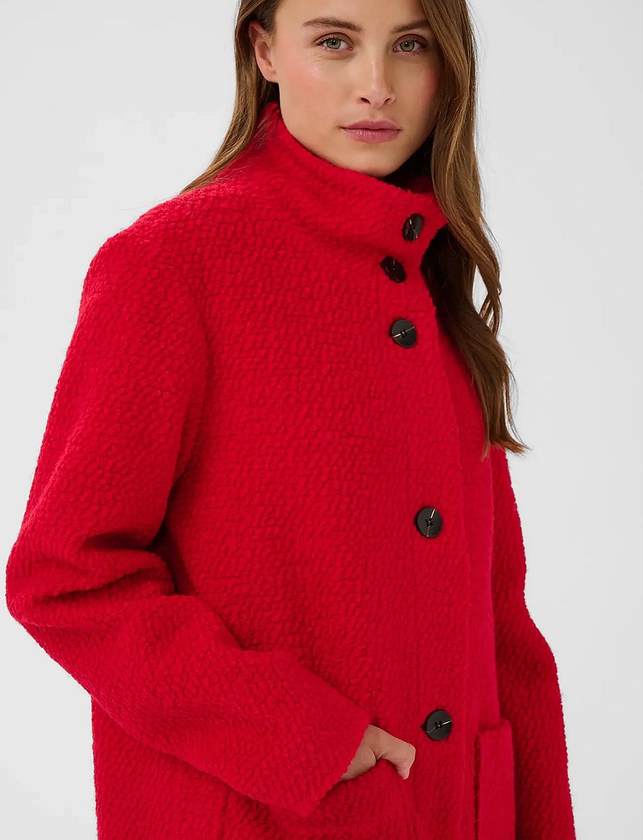 Saint Tropez - FerddySZ Wool Coat - winterjacken - chinese red - 5