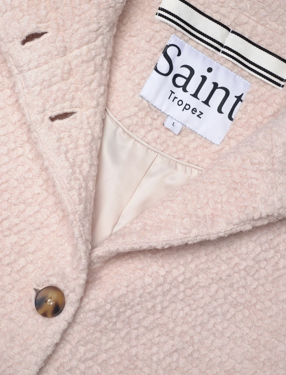 Saint Tropez - FerddySZ Wool Coat - wollmäntel - creme - 2