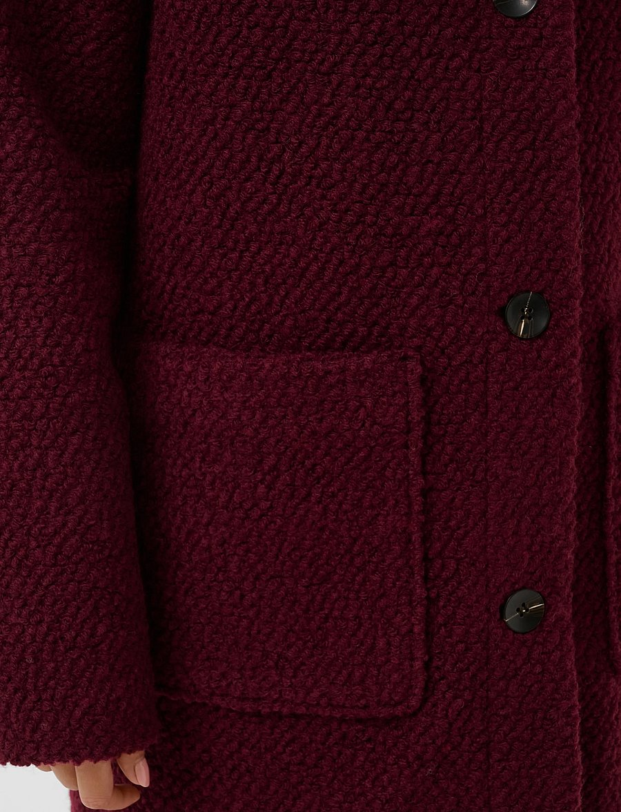 Saint Tropez - FerddySZ Wool Coat - winterjacken - port royale - 4