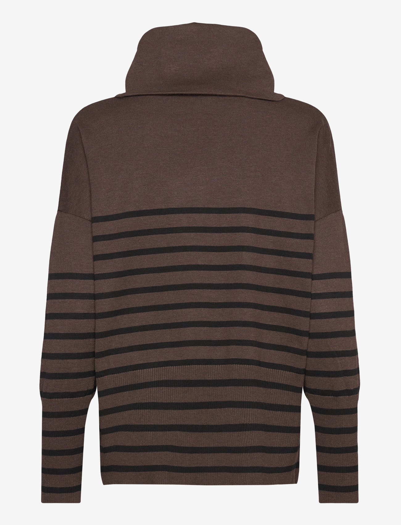 Saint Tropez - GrilaSZ Cowlneck Pullover - rullekraver - dark oak melange - 2