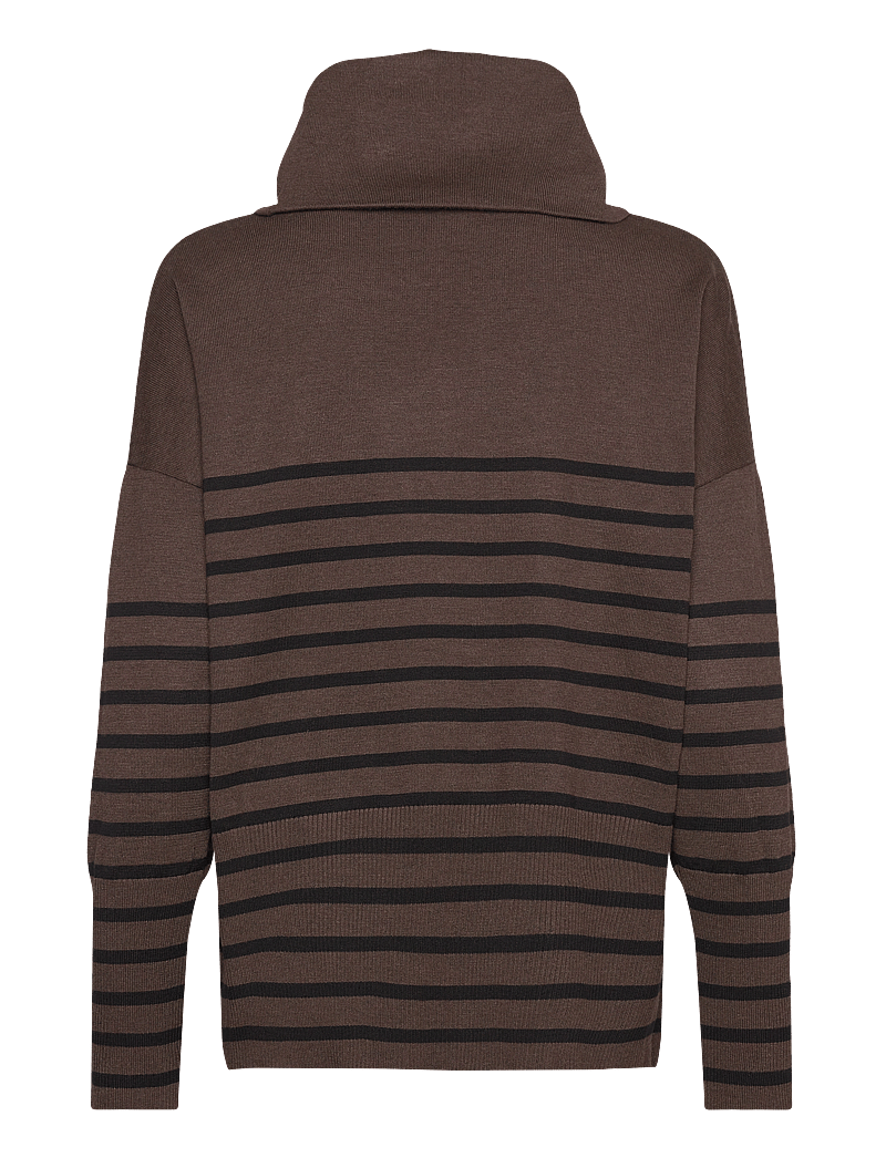 Saint Tropez - GrilaSZ Cowlneck Pullover - rollkragenpullover - dark oak melange - 2