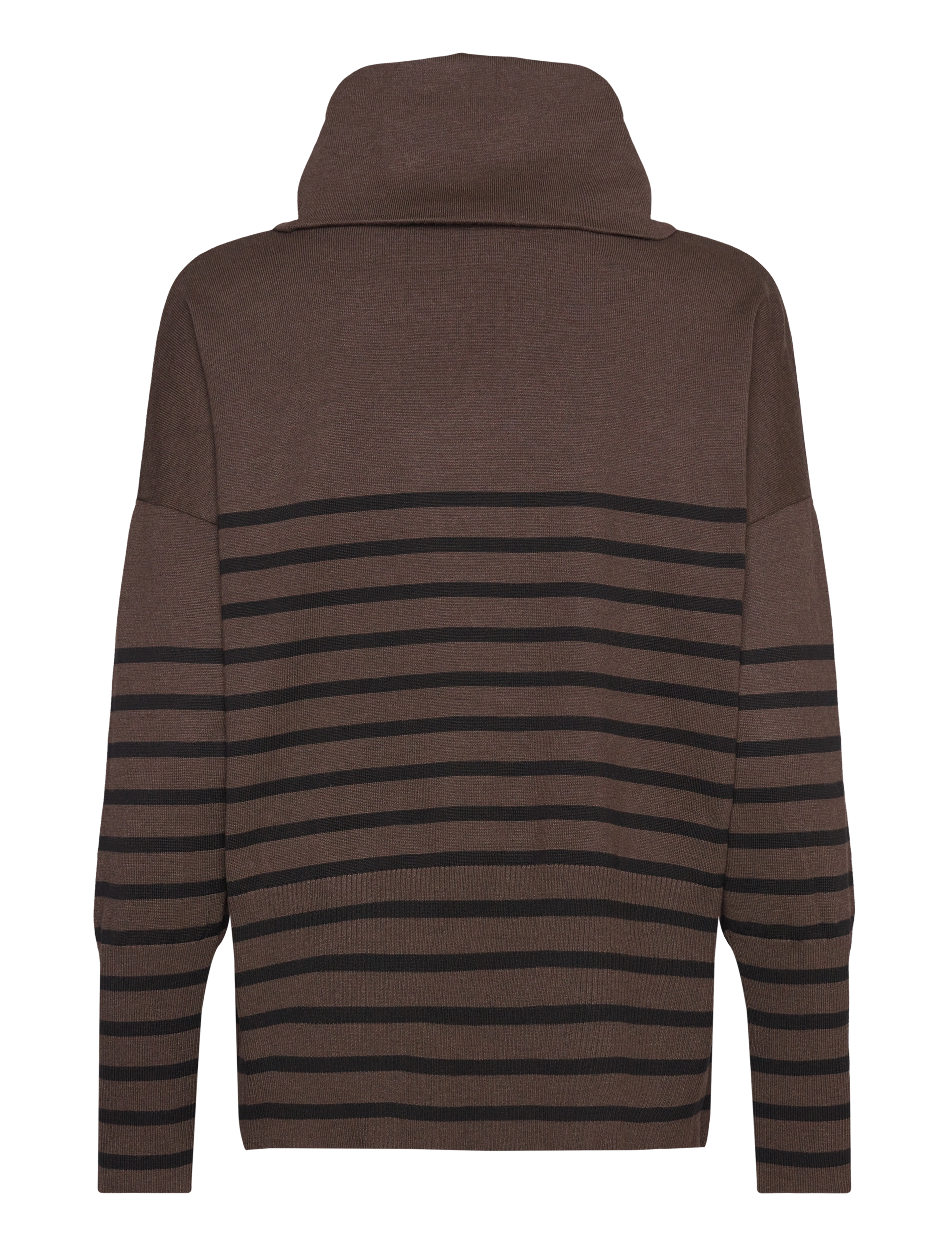 Saint Tropez - GrilaSZ Cowlneck Pullover - golfai - dark oak melange - 2