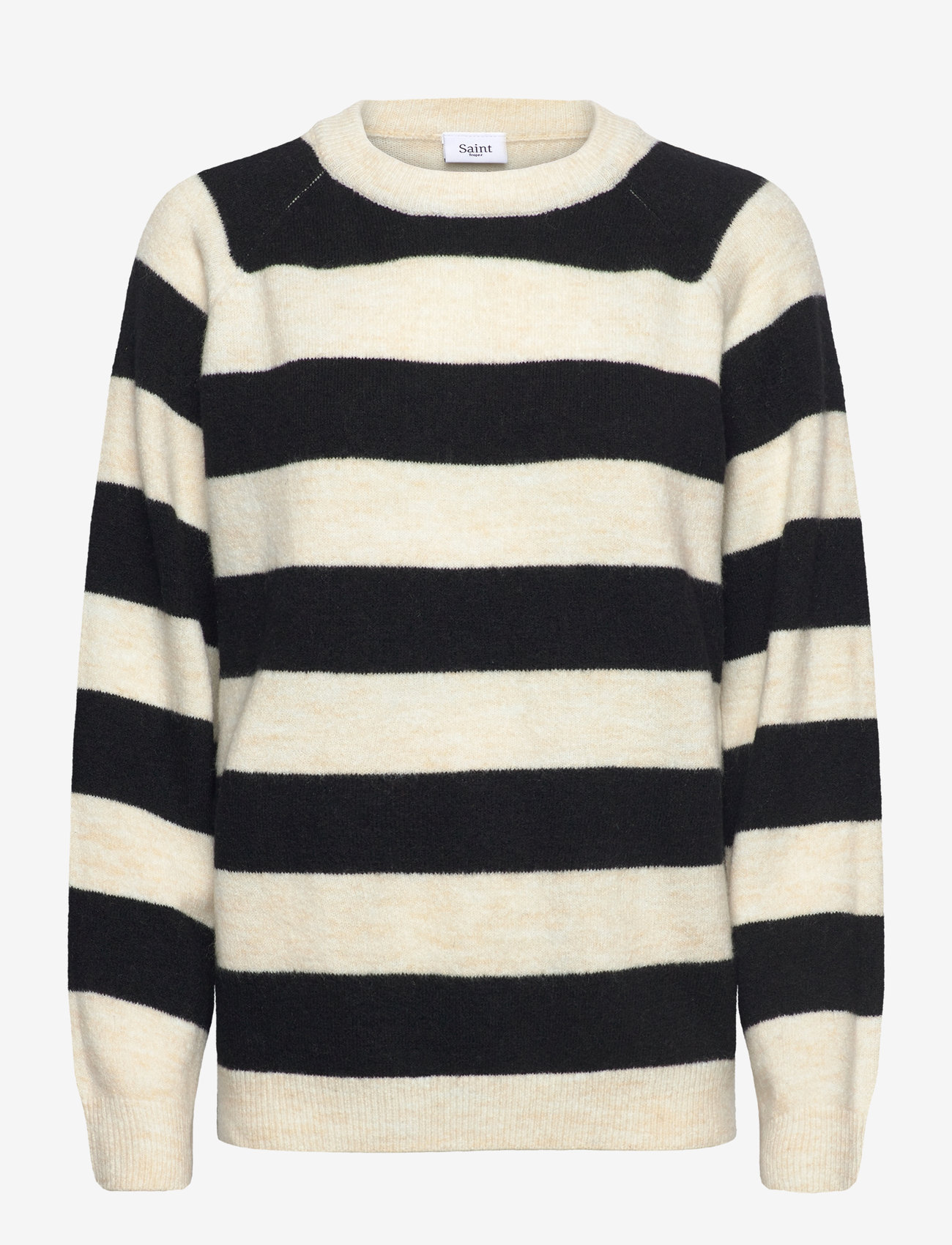 Saint Tropez - GarbieSZ Pullover - höstkläder - ice black stripe - 0