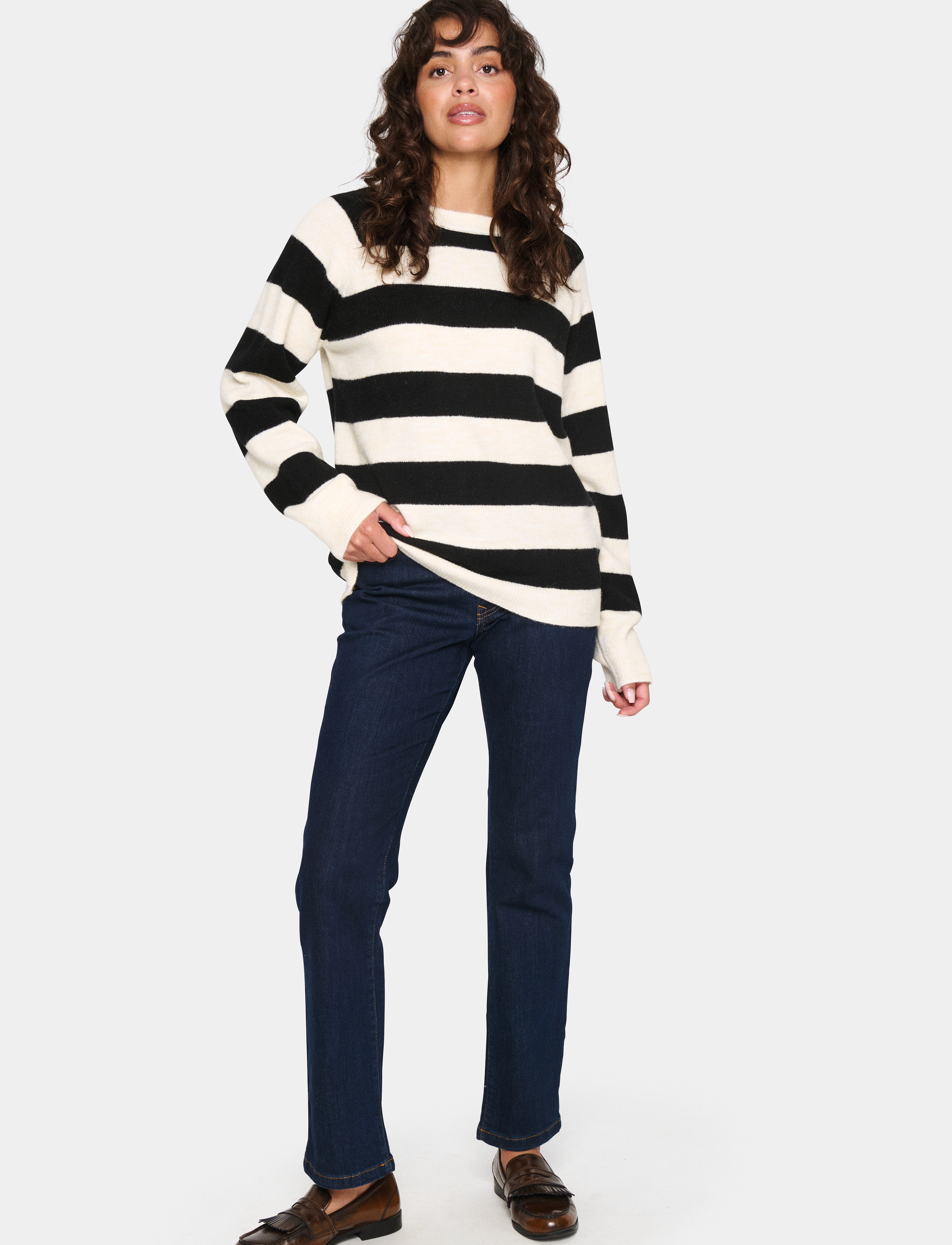 Saint Tropez - GarbieSZ Pullover - sviitrid - ice black stripe - 3