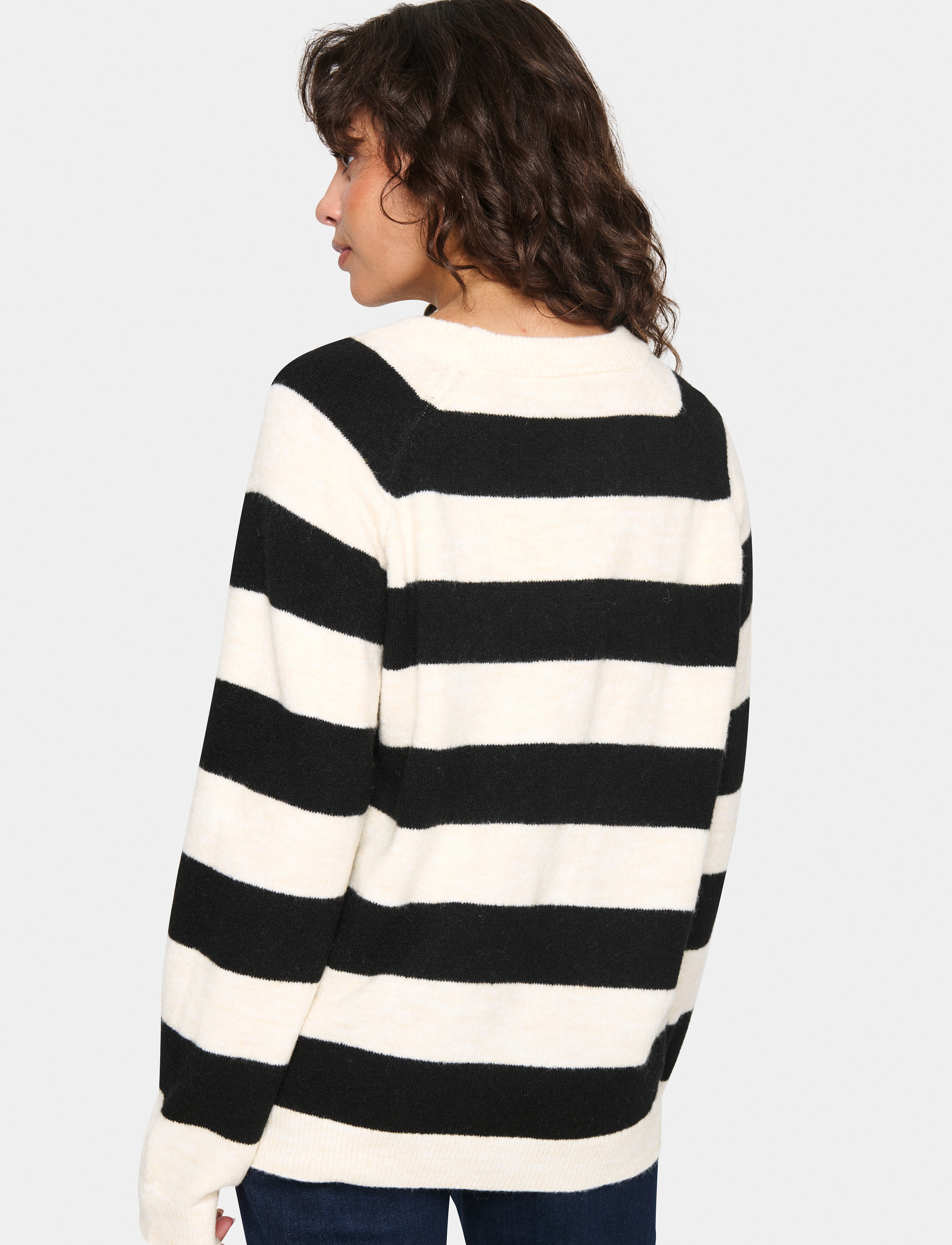 Saint Tropez - GarbieSZ Pullover - sviitrid - ice black stripe - 4