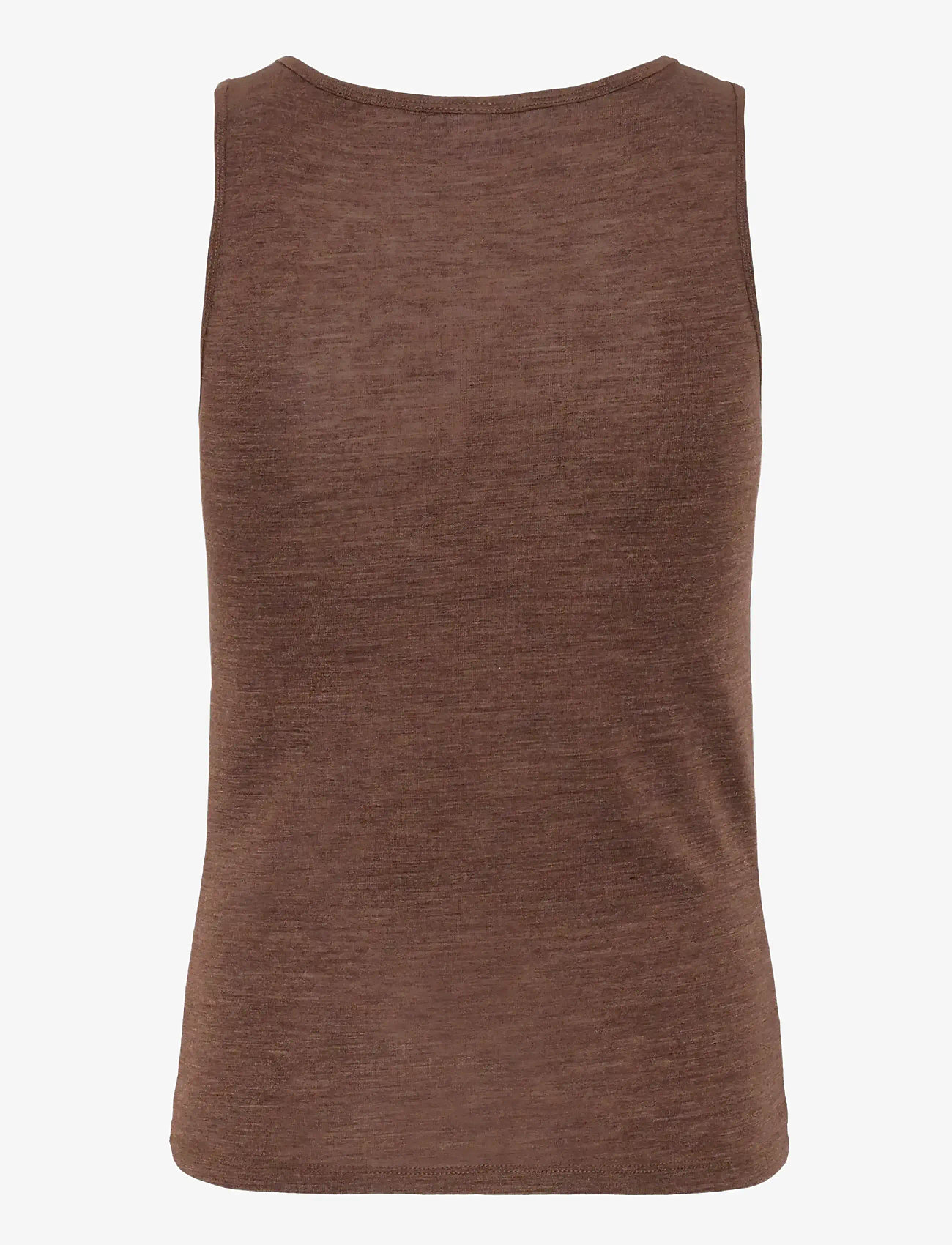 Saint Tropez - GarimaSZ Wool Tank Top - topid ja varrukateta alussärgid - fondue fudge melange - 2