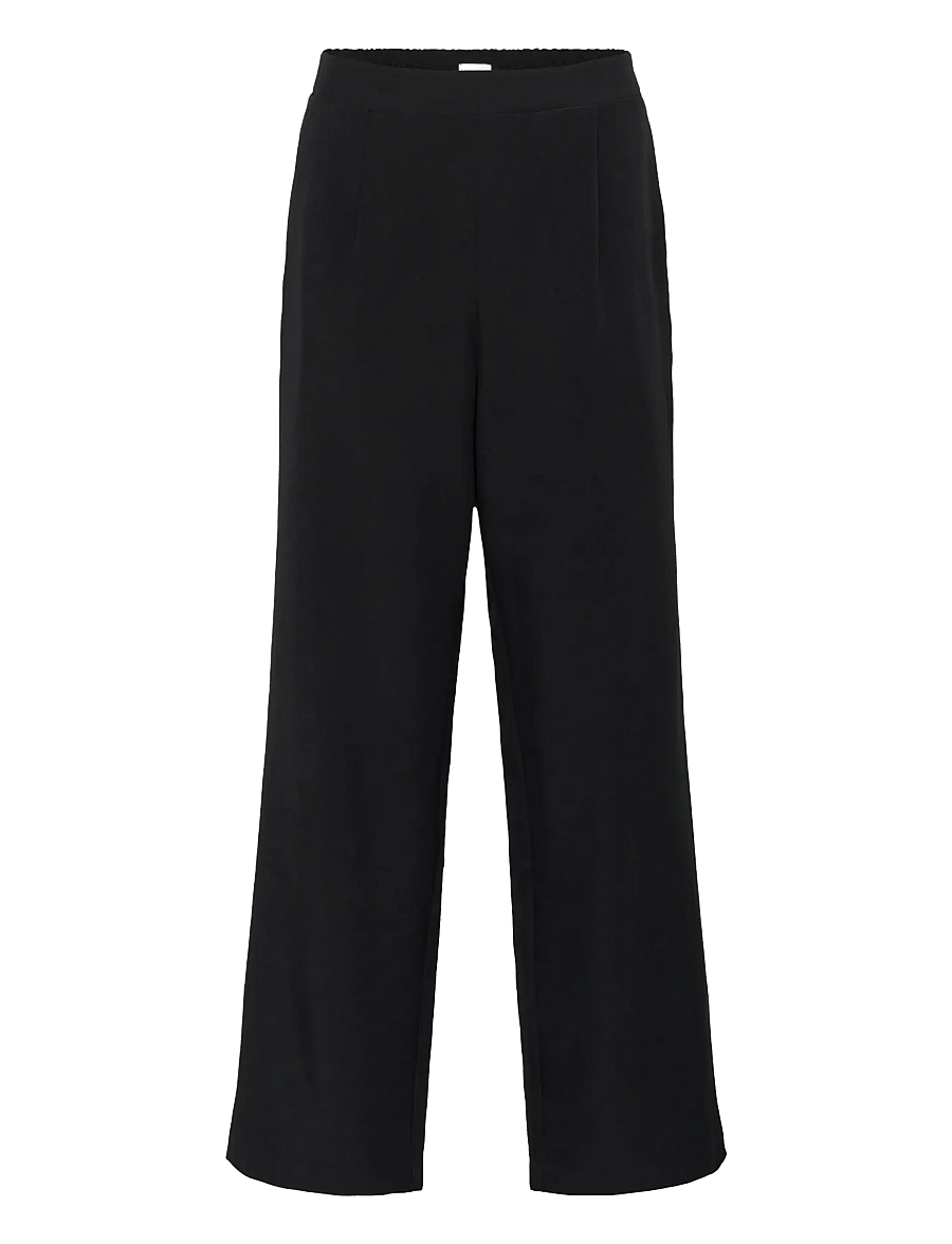Saint Tropez - CelestSZ Wide Leg Pants - bukser med brede ben - black - 1