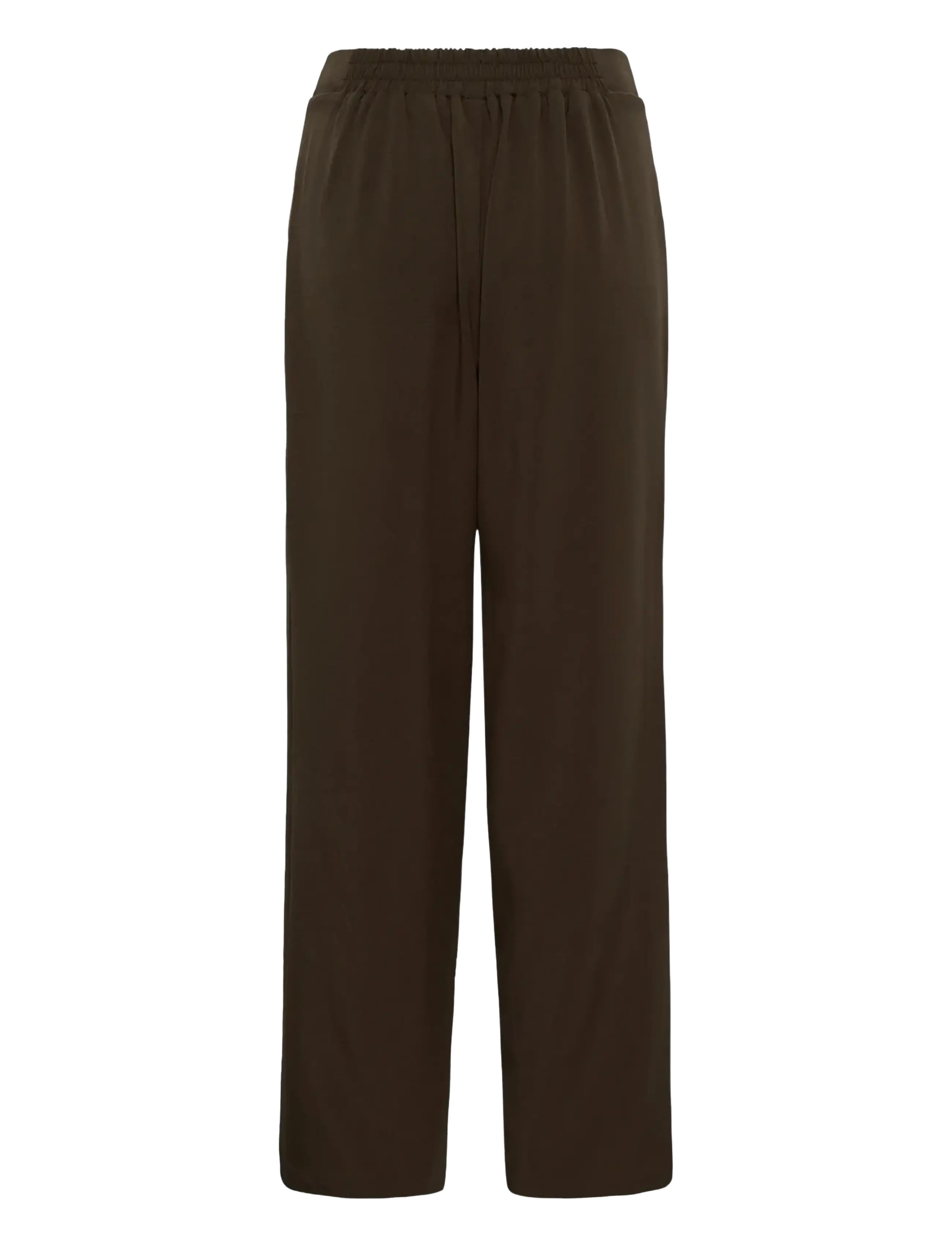 Saint Tropez - CelestSZ Wide Leg Pants - bukser med brede ben - chocolate brown - 1