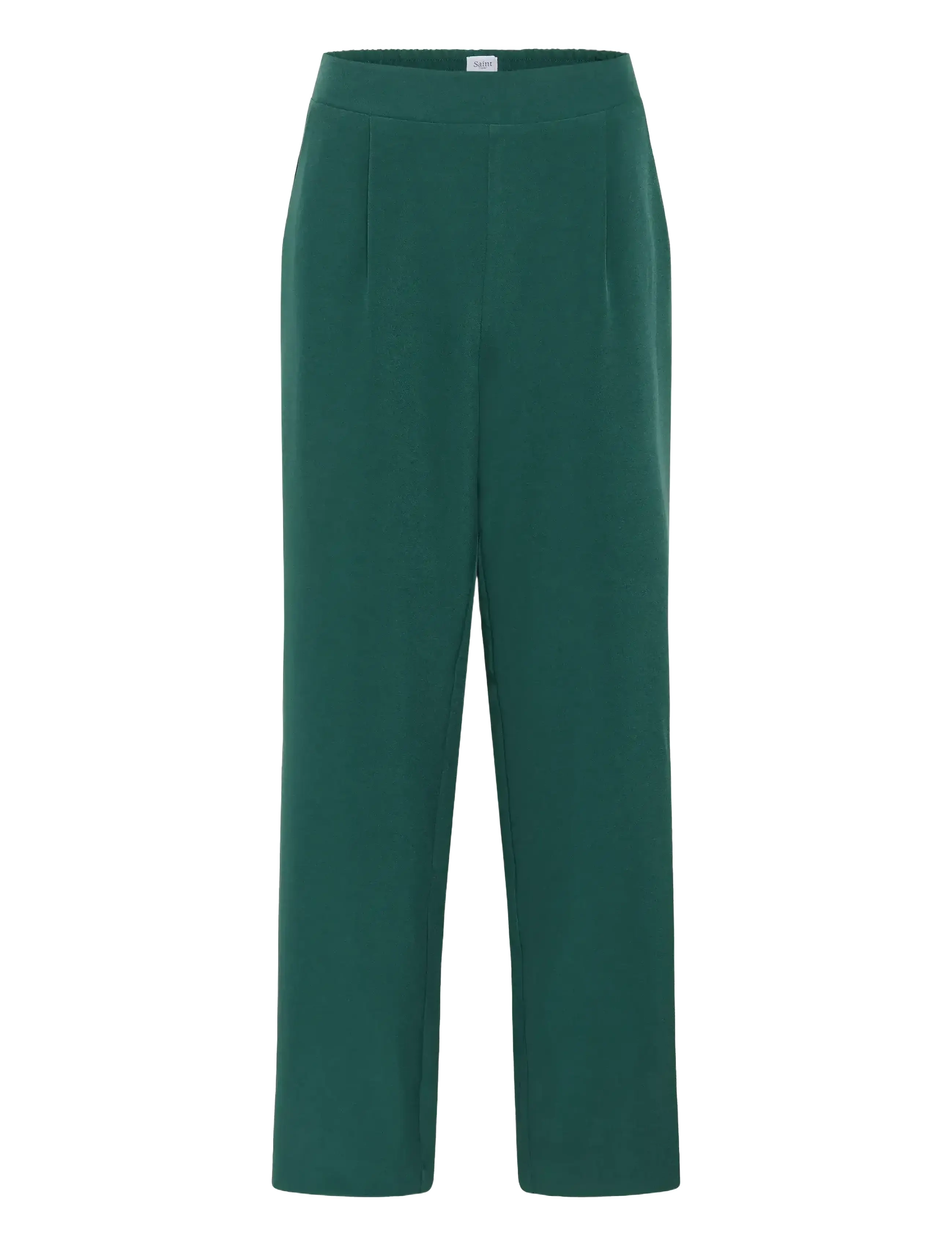Saint Tropez CelestSZ Wide Leg Pants - Püksid - JUNE BUG / green