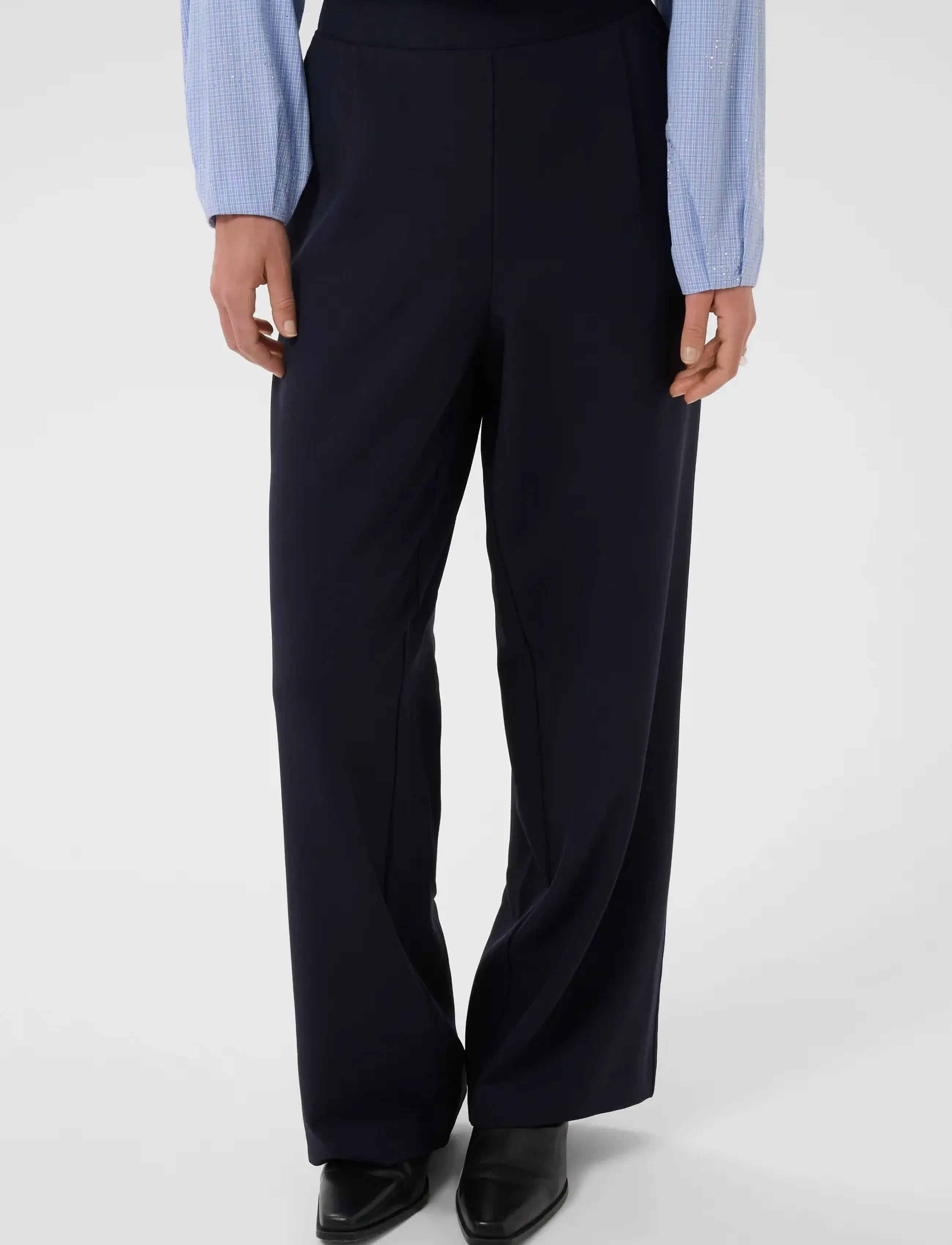 Saint Tropez CelestSZ Wide Leg Pants - Kollektioner - NIGHT SKY / navy