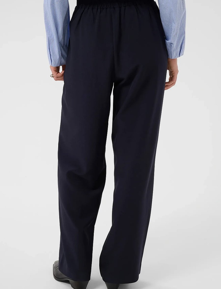 Saint Tropez - CelestSZ Wide Leg Pants - vida byxor - night sky - 4