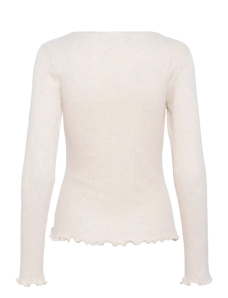 Saint Tropez - GruSZ Blouse - långärmade toppar - brown rice melange - 2