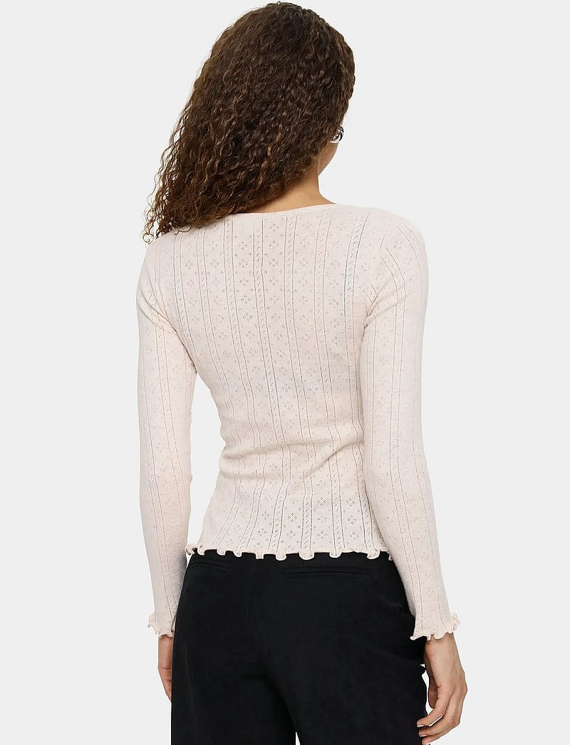 Saint Tropez - GruSZ Blouse - langærmede toppe - fondue fudge melange - 4