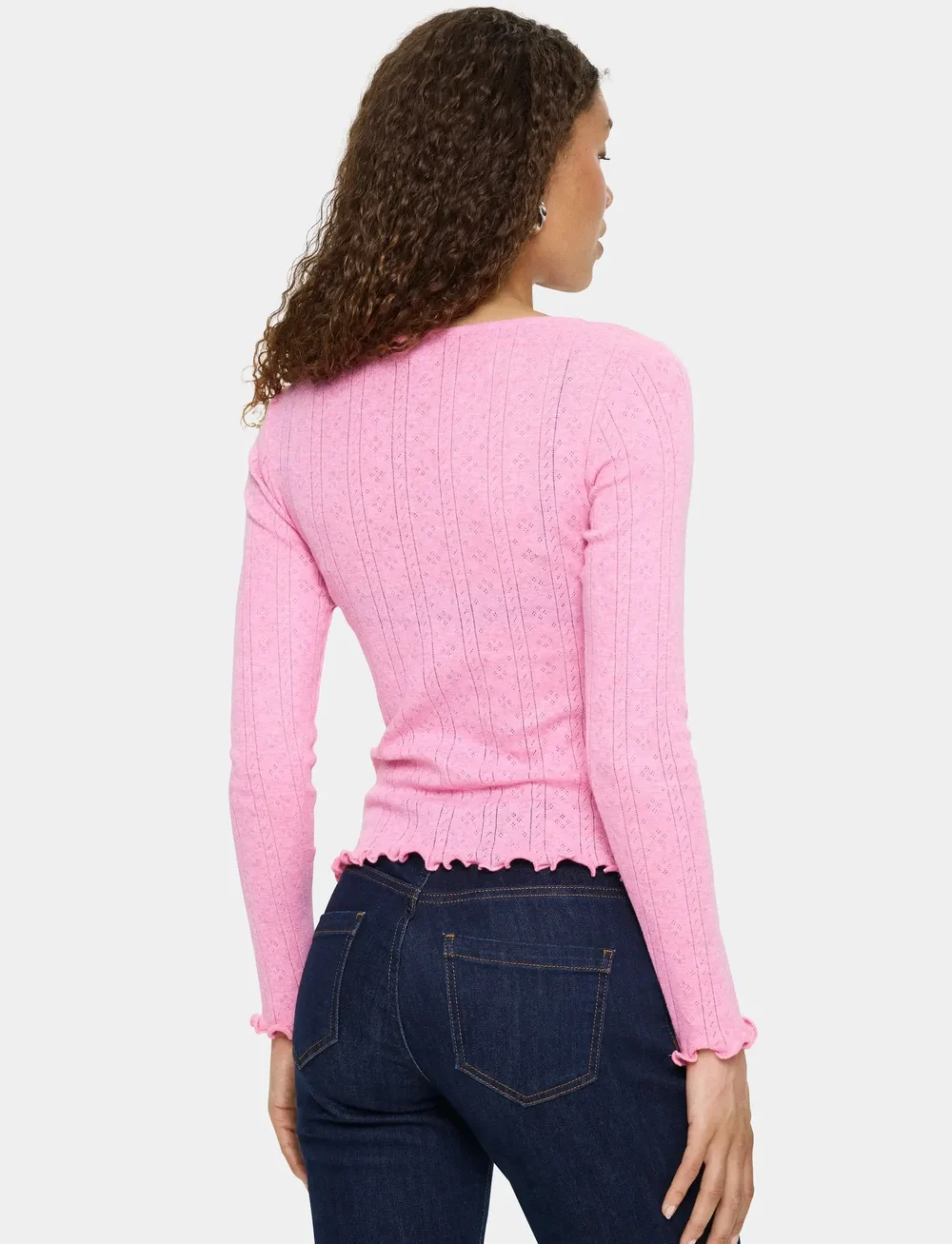 Saint Tropez - GruSZ Blouse - långärmade toppar - wild rose melange - 4