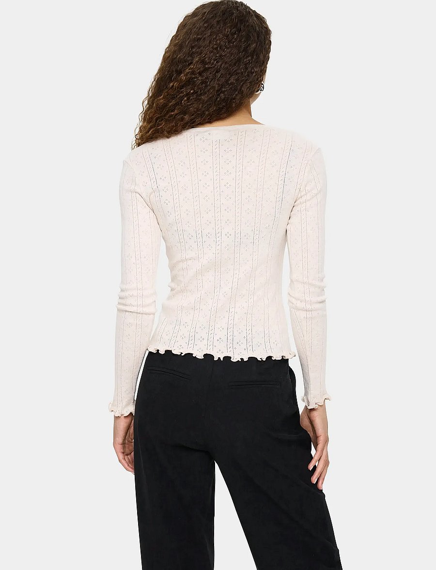 Saint Tropez - GruSZ Cardigan - cardigans - brown rice melange - 4