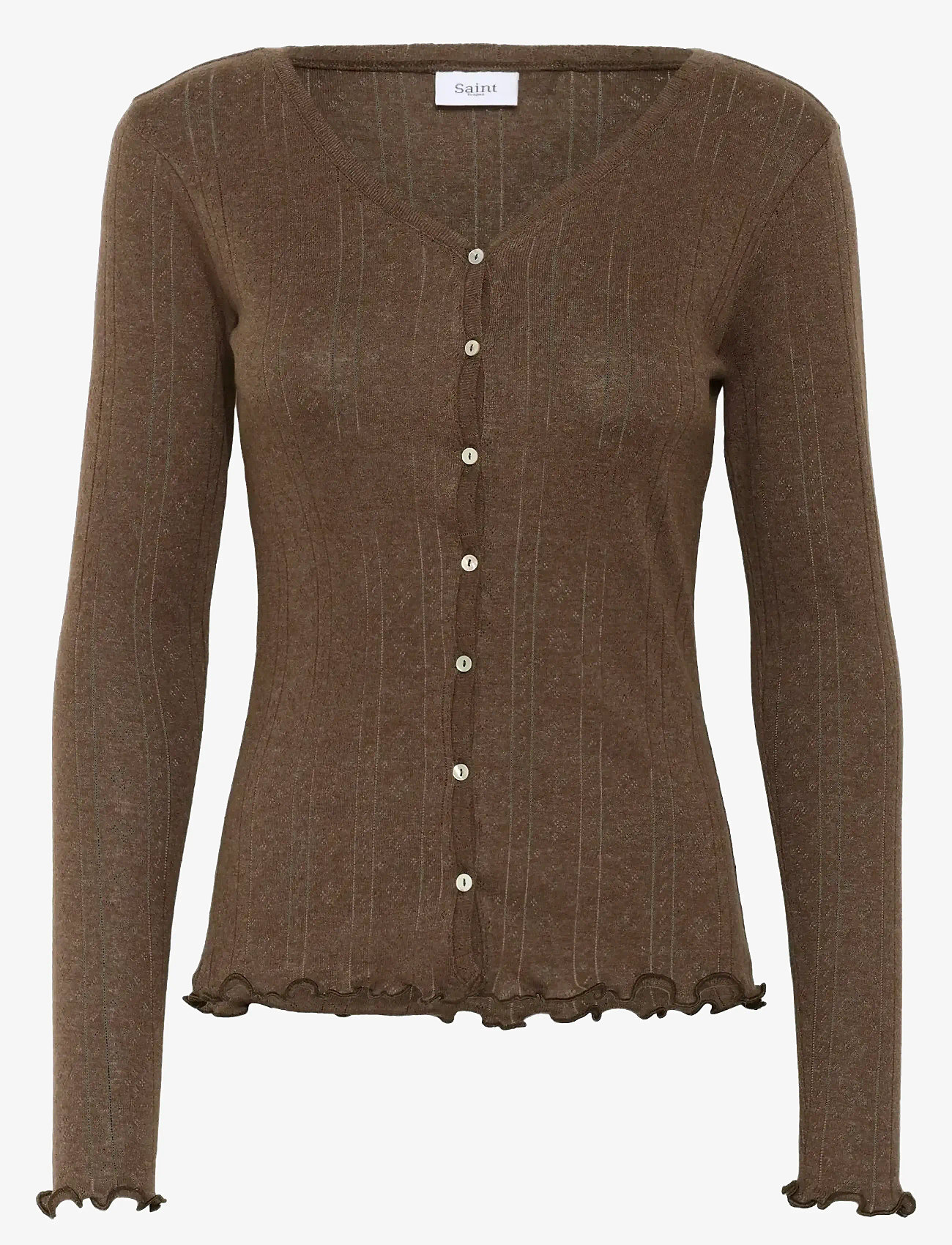 Saint Tropez - GruSZ Cardigan - cardigans - fondue fudge melange - 1
