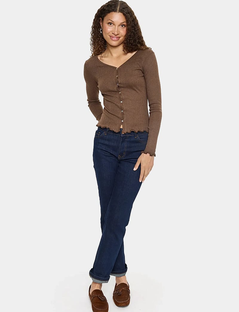 Saint Tropez - GruSZ Cardigan - neuletakit - fondue fudge melange - 3