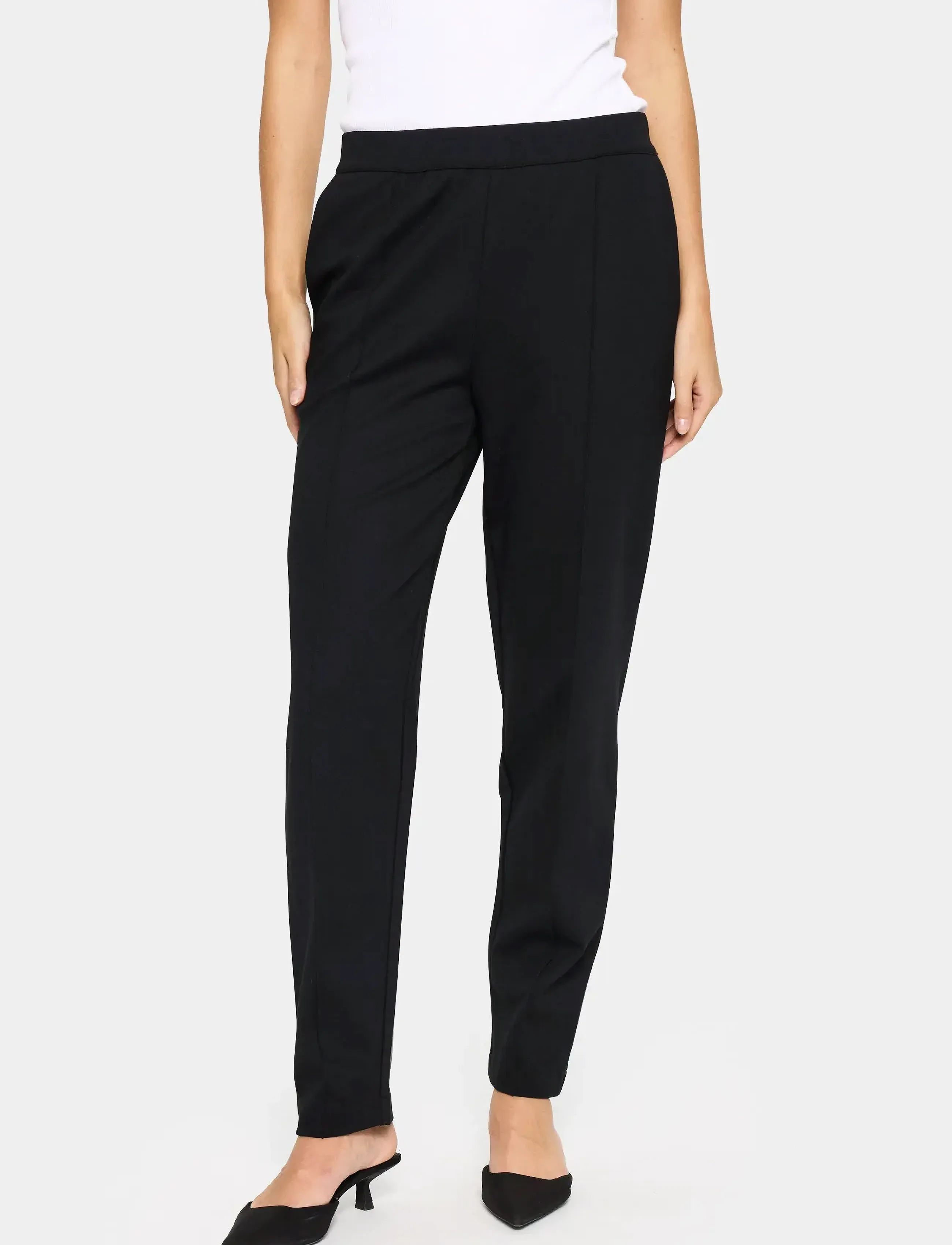 Saint Tropez GennySZ Pants - Transitional Layering - BLACK / black