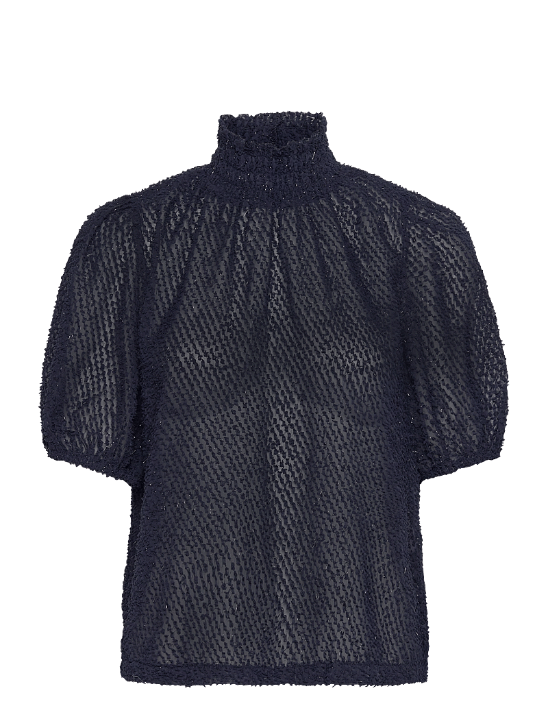 Saint Tropez - HelmaSZ SS Blouse - lyhythihaiset puserot - night sky - 1