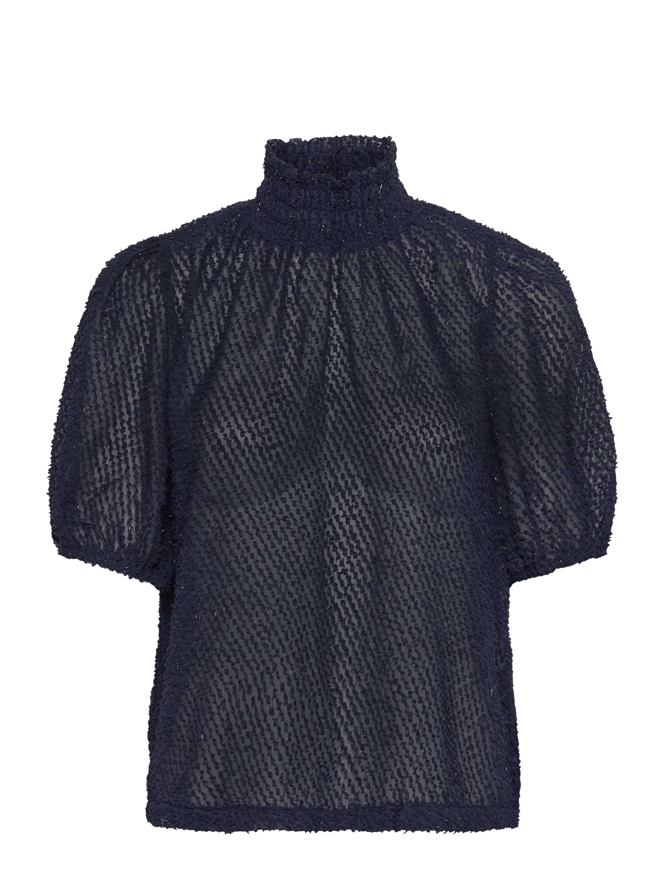 Saint Tropez HelmaSZ SS Blouse - Blouses - NIGHT SKY / navy