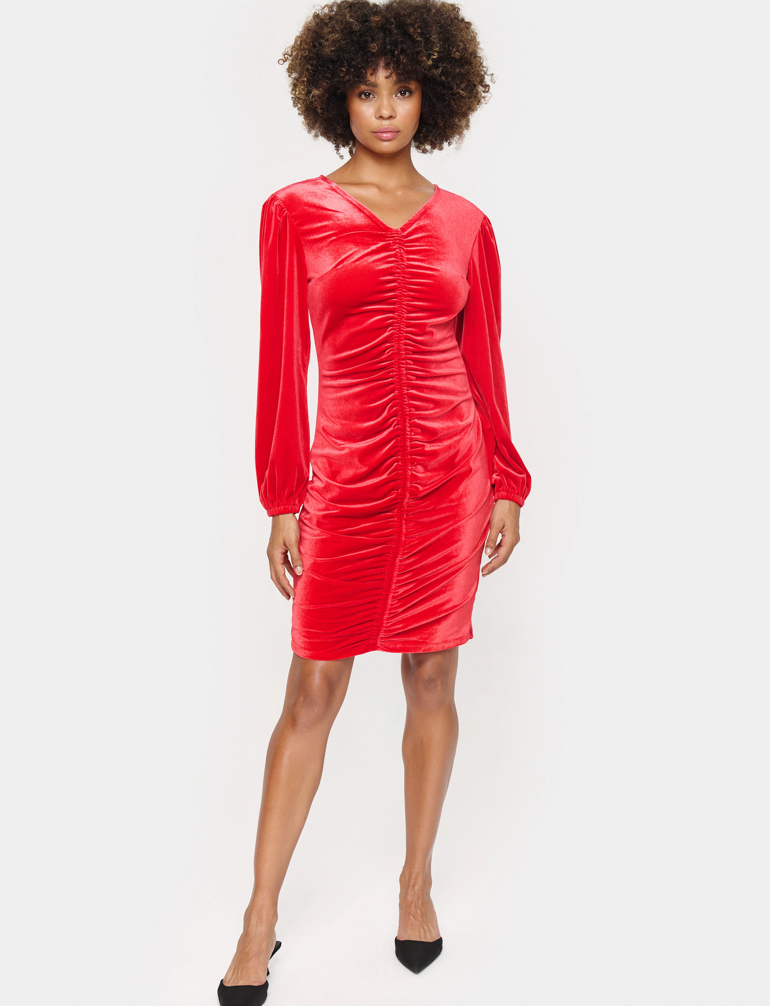 Saint Tropez - HebaSZ Dress - festkjoler - racing red - 5